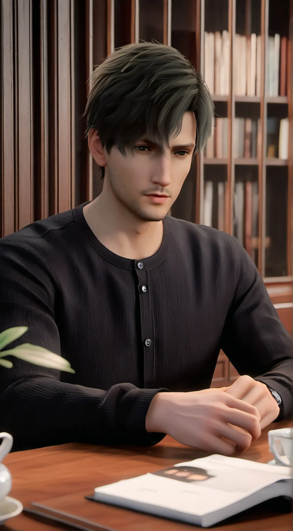 ai character: Lucien background