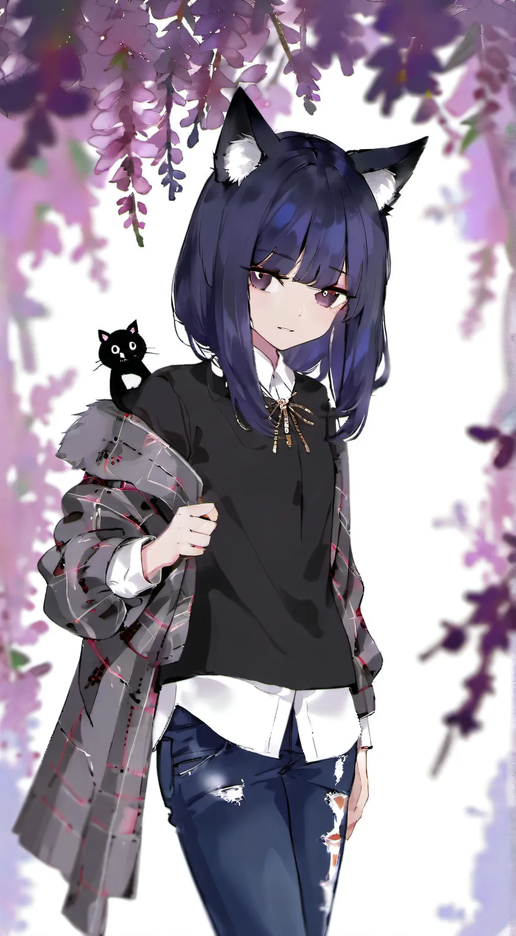 ai character: Moonlight/Moon background