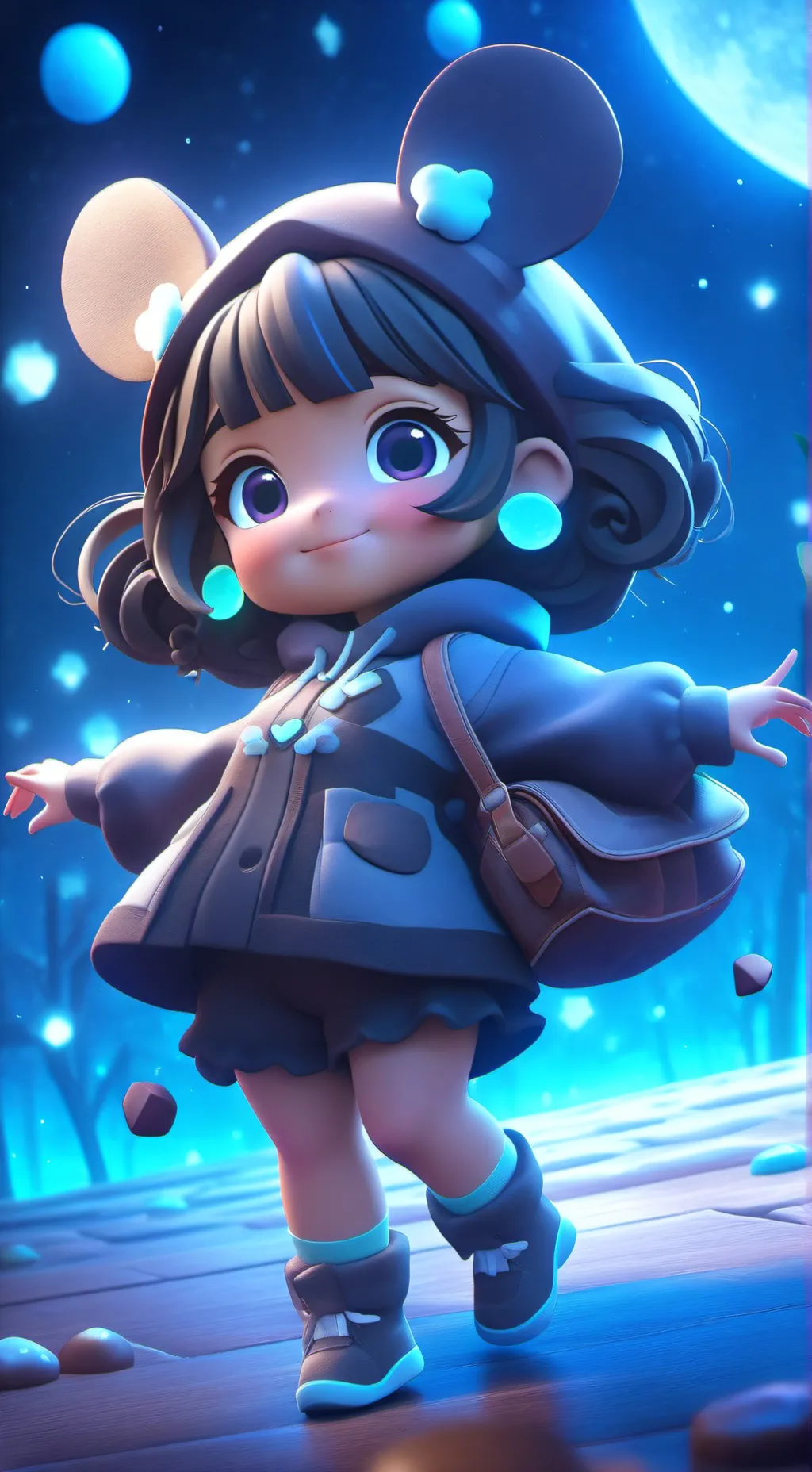 ai character: evita tu hija gord background