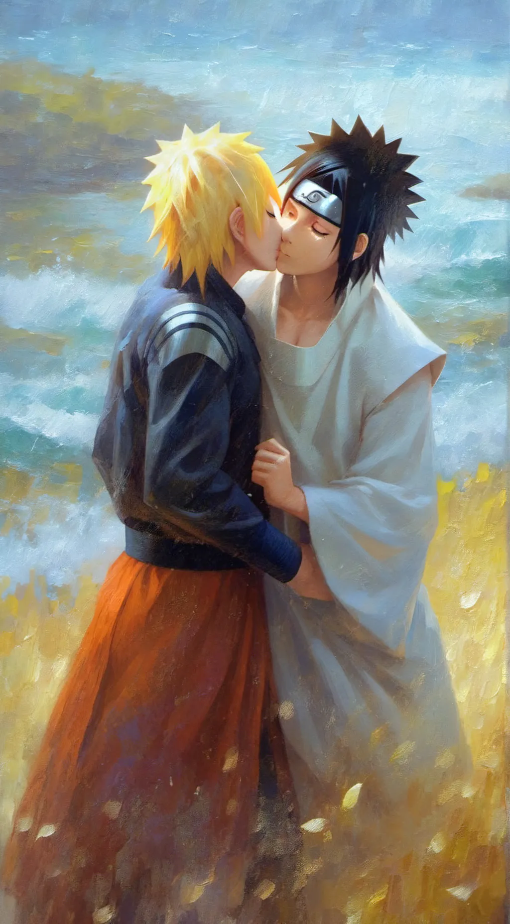 ai character: Naruto love  background