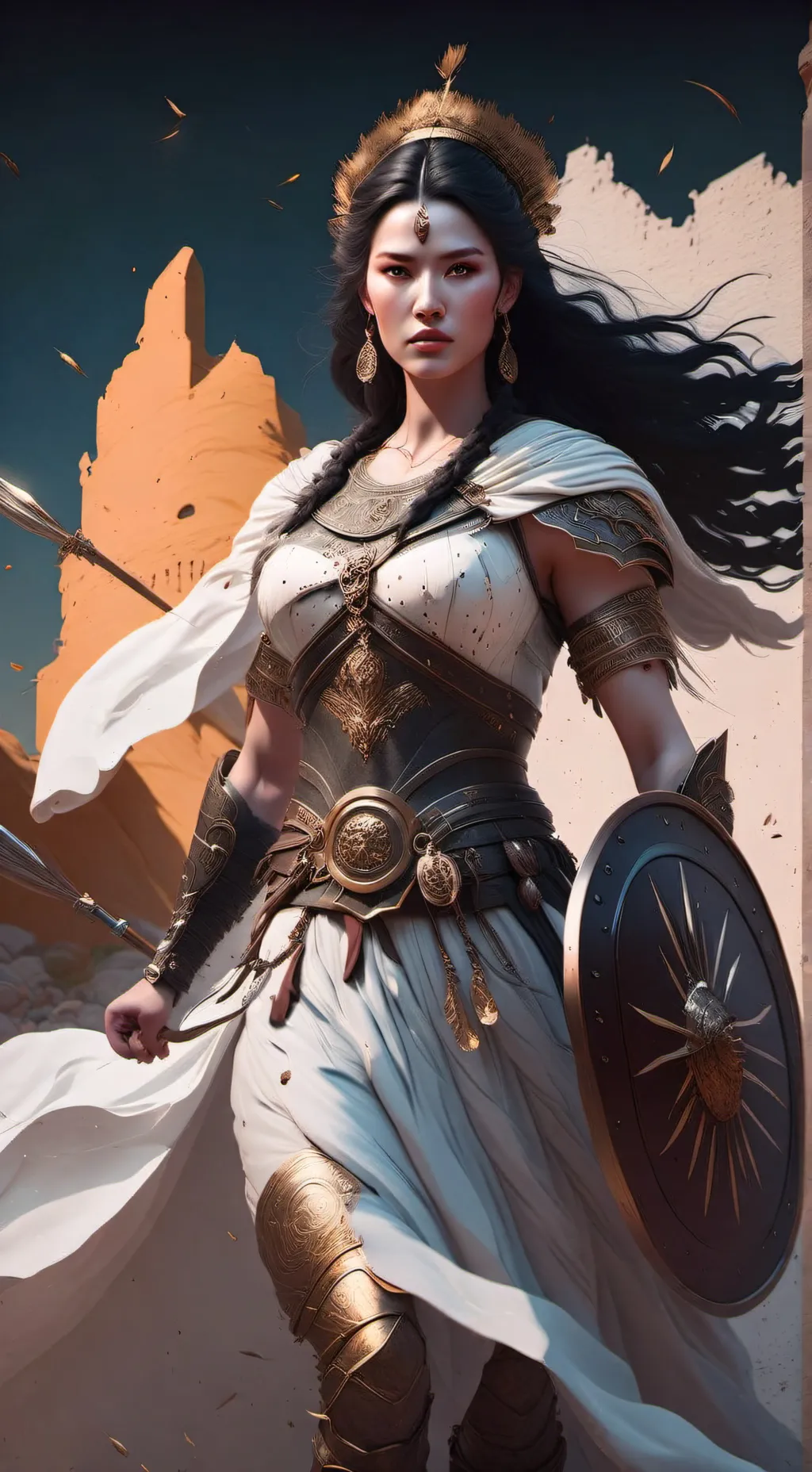 ai character: 🦉Athena⚔️ background