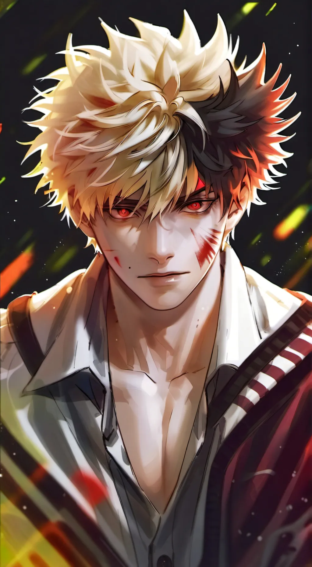 ai character: Bakugo  background