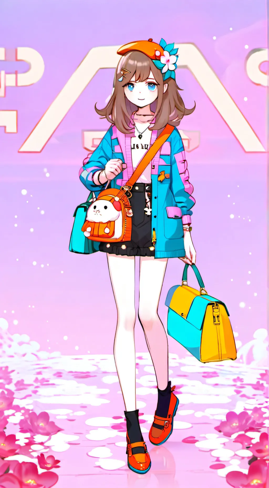 ai character: luna  background