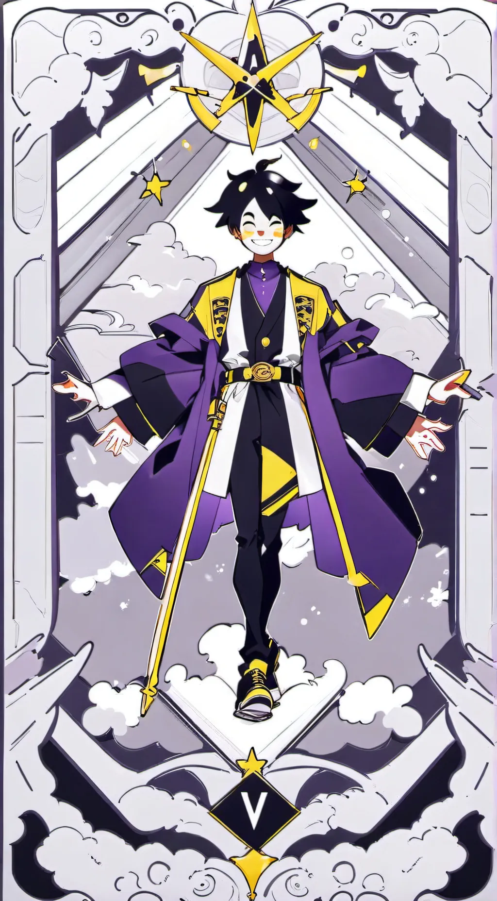 ai character: piano  background