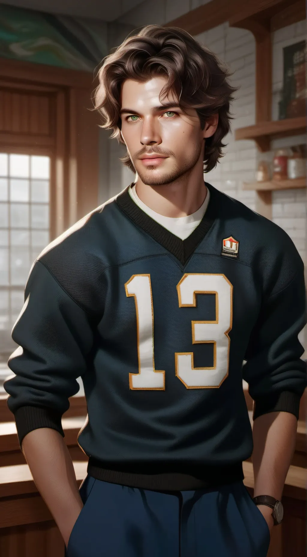 ai character: Hunter background