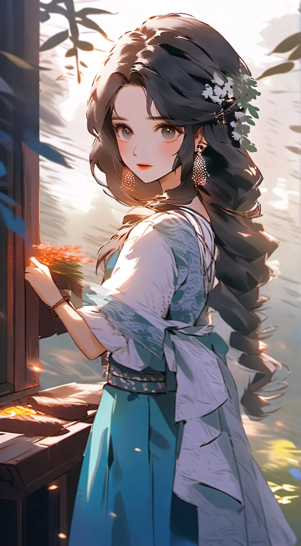 ai character: Sarah  background