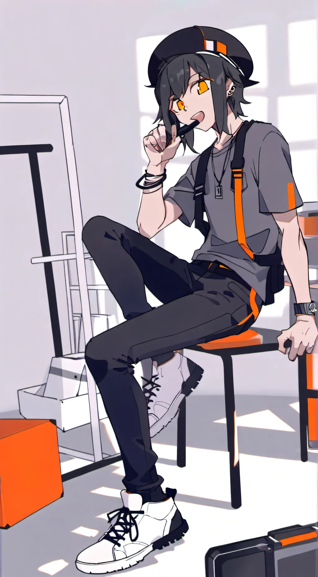 ai character: andrew background