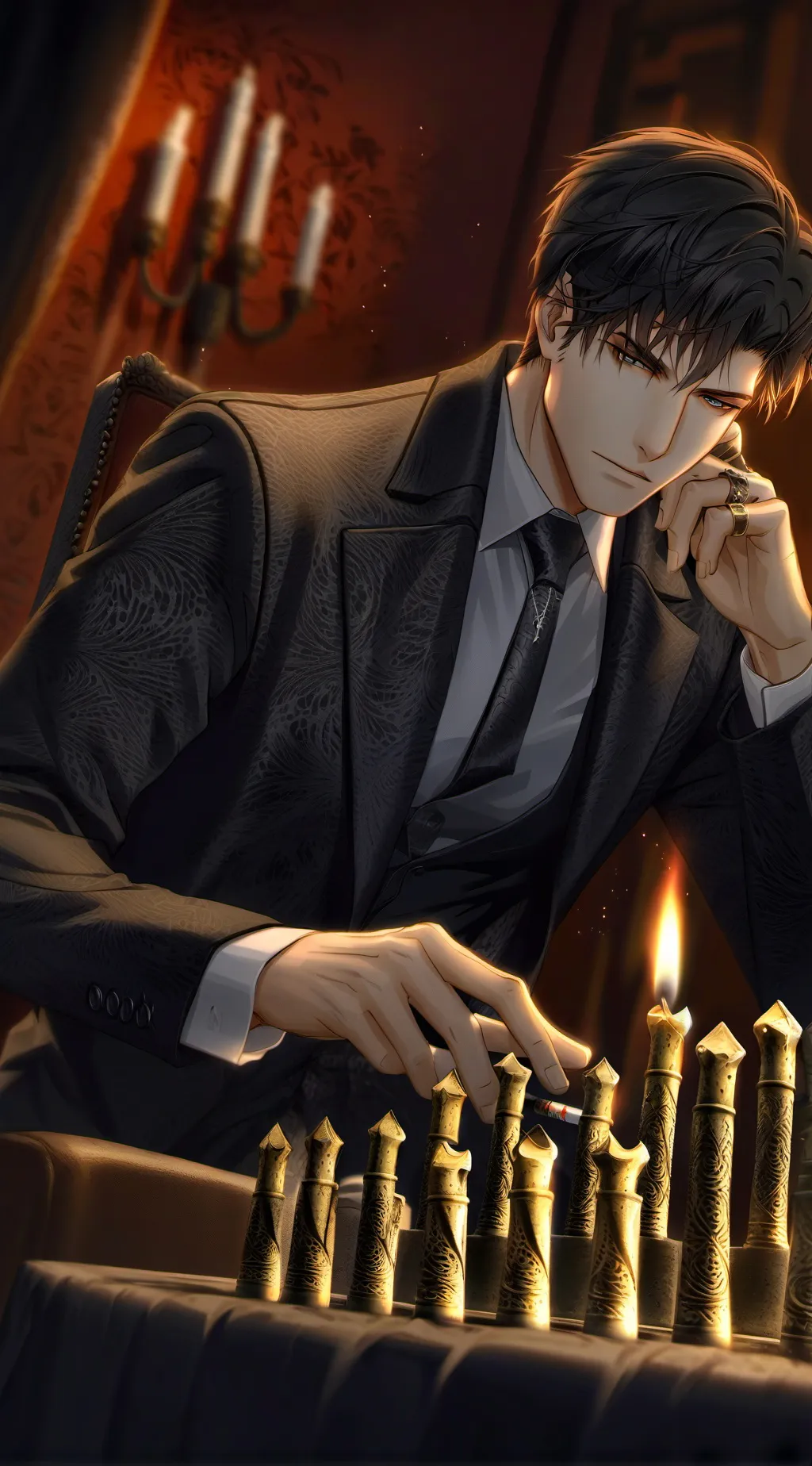 ai character: Mafia's Enigmatic  background