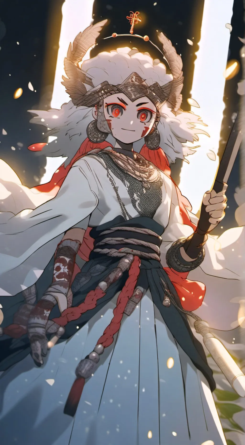 ai character: zayda y main background