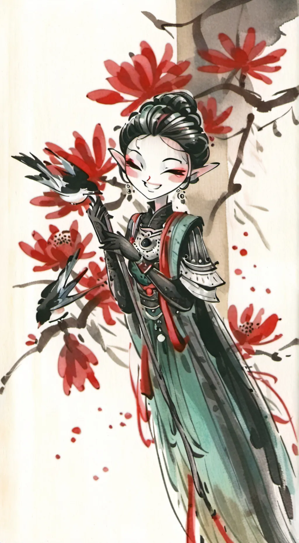 ai character: Shelly  background