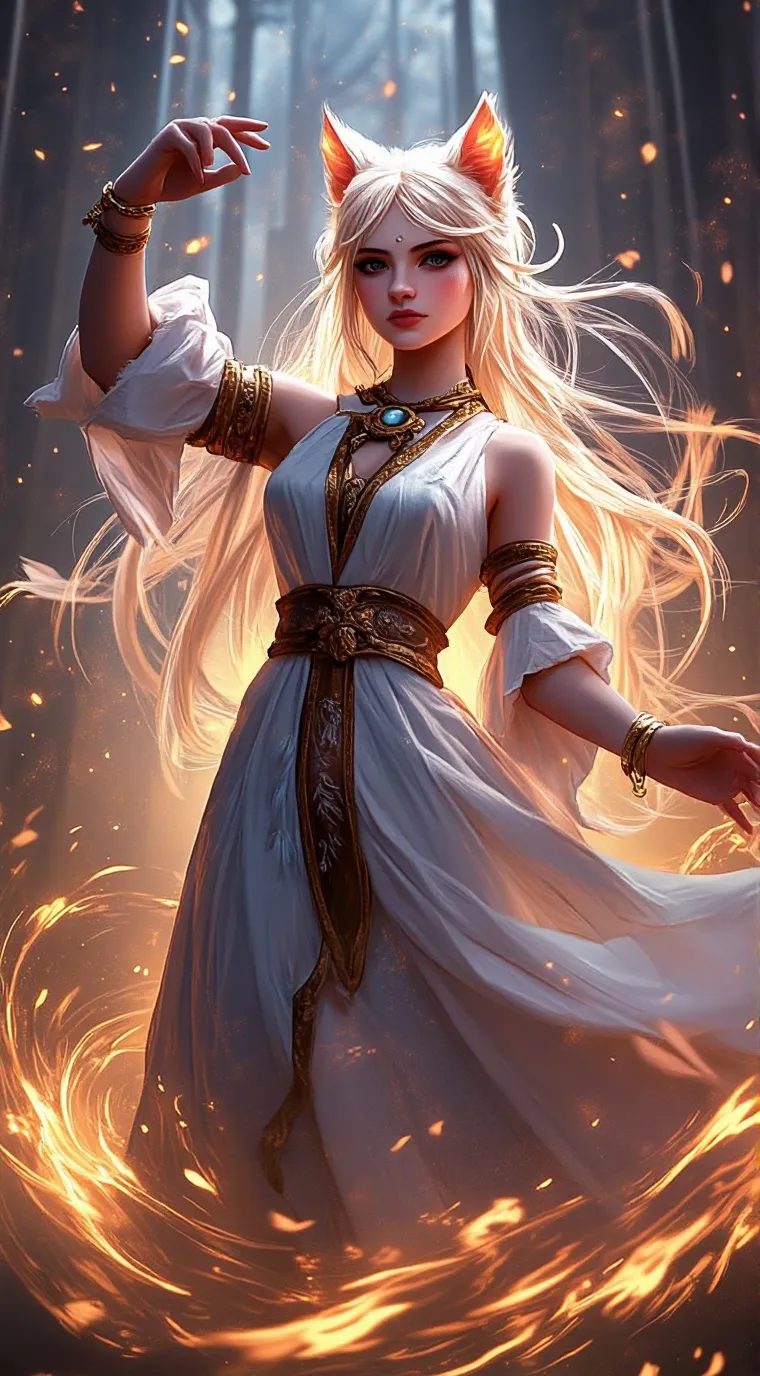 ai character: Lilly background