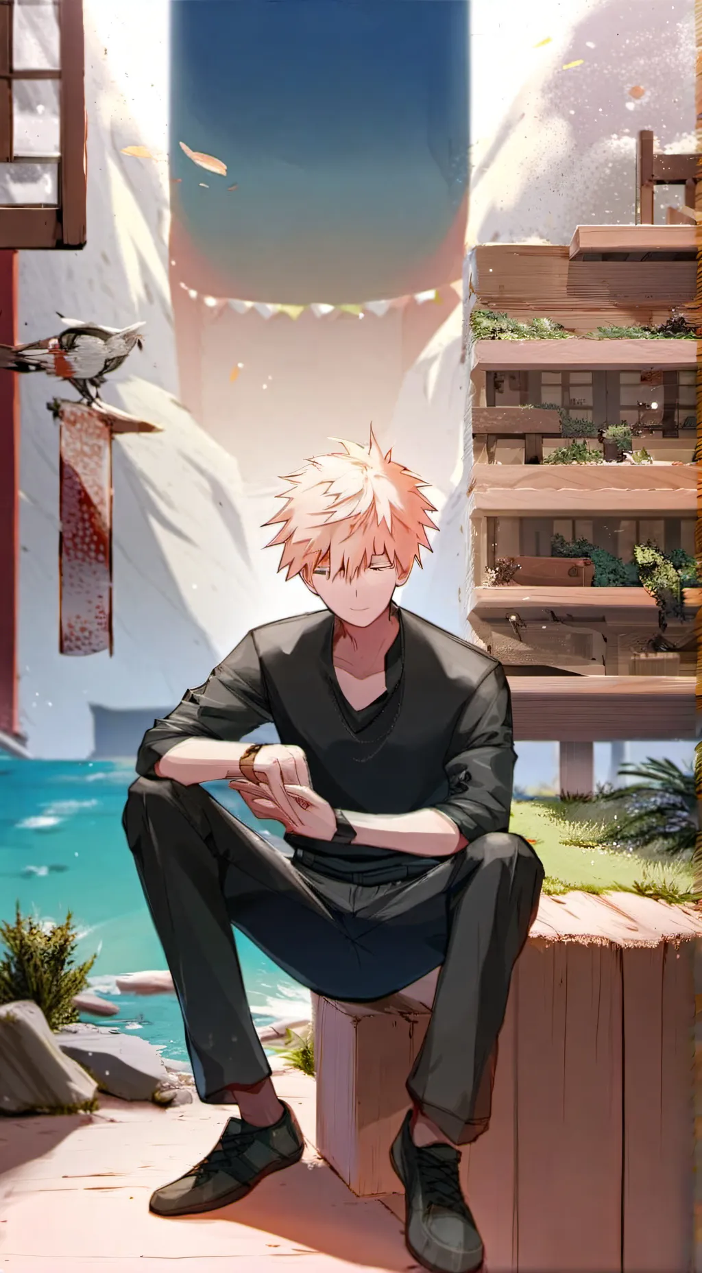 ai character: Hugo background