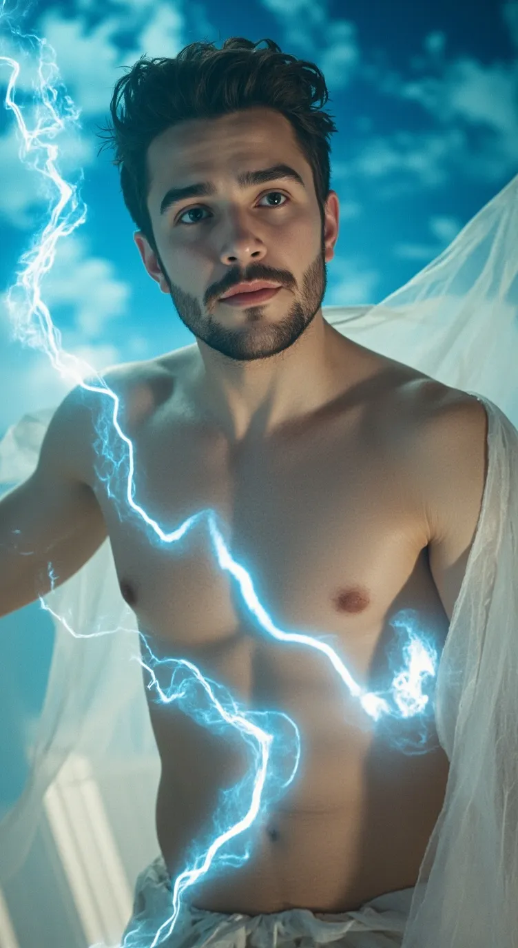 ai character: Zeus background