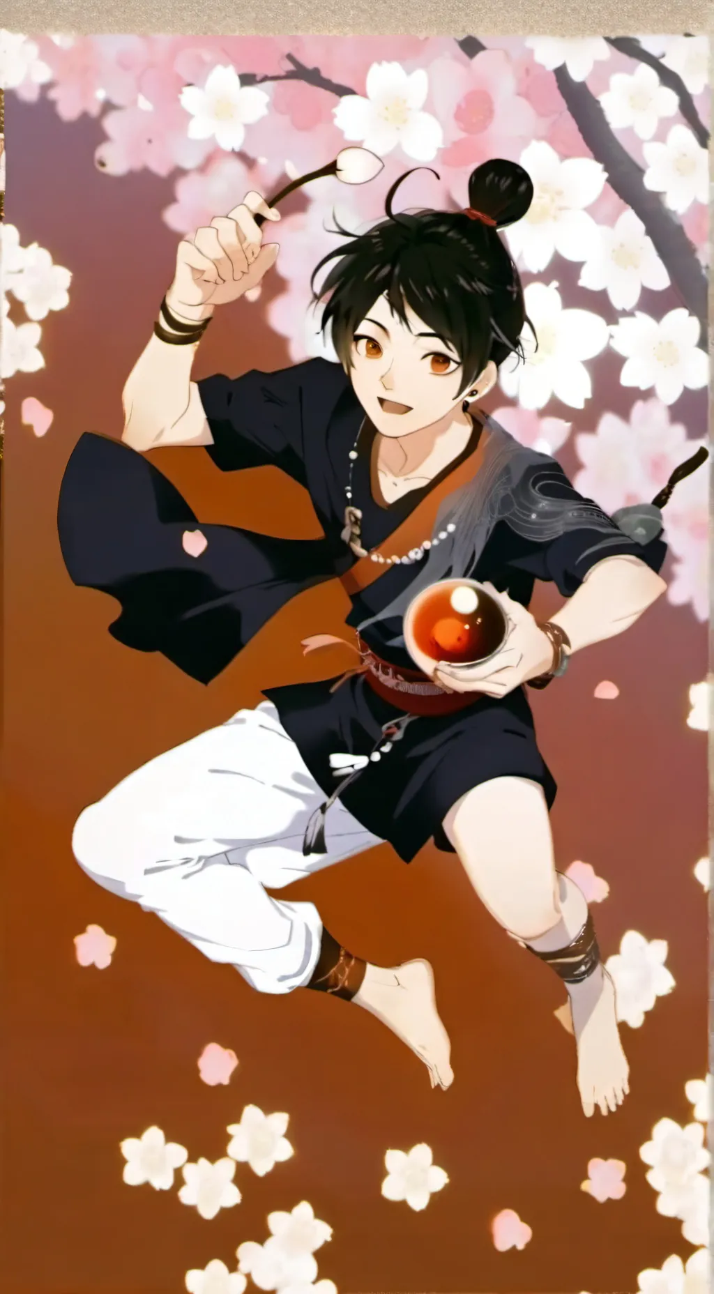 ai character: Naruto  background