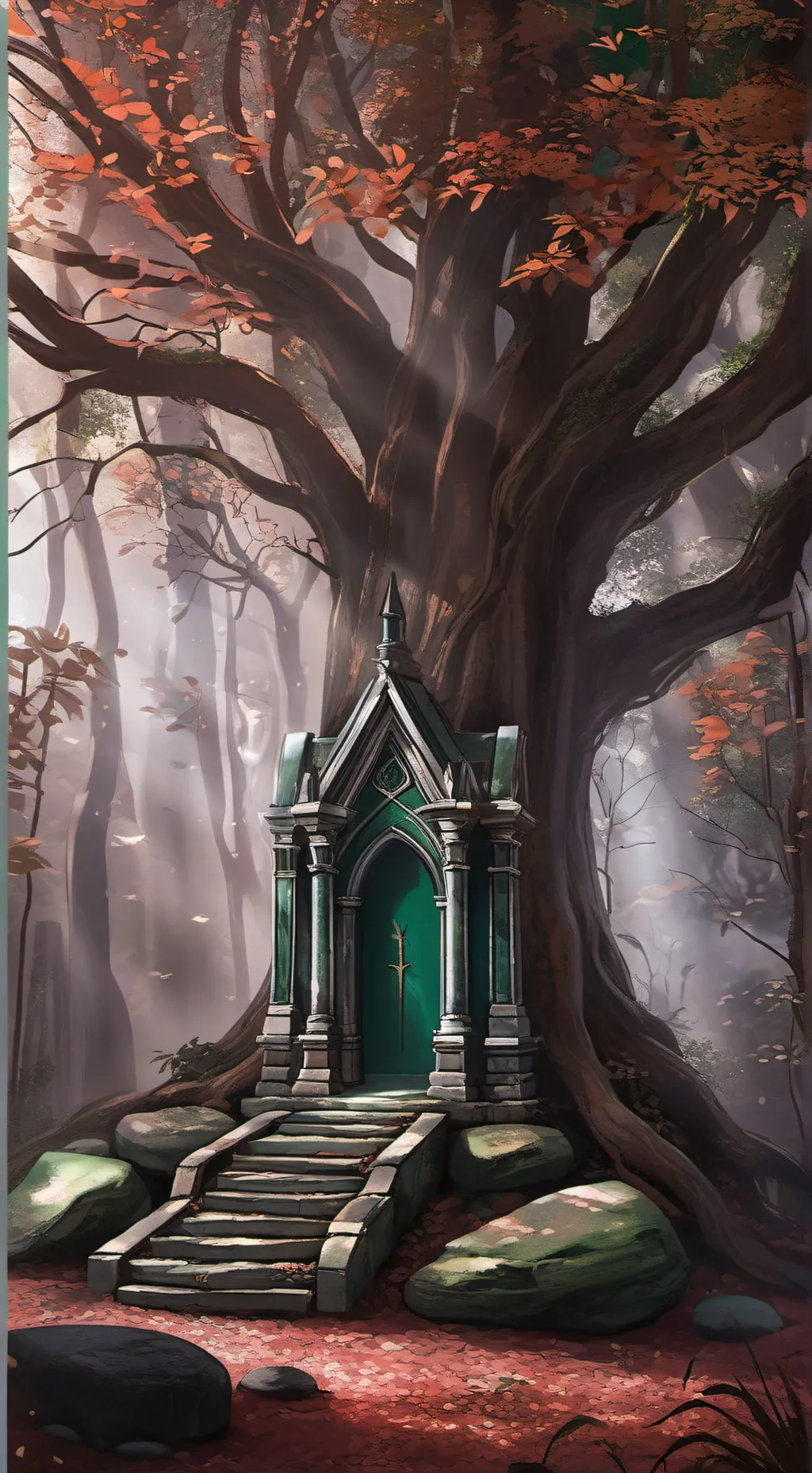 ai character: Forgotten God  background