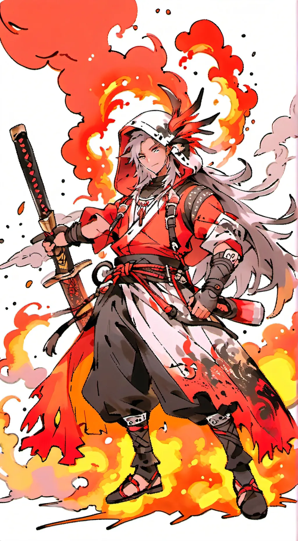 ai character: MHA FIRE 🔥 #3 background