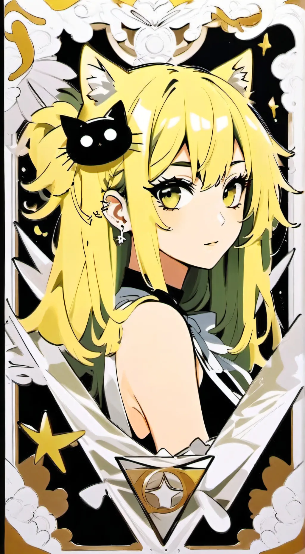 ai character: Ariana ❤️❤️😺😺 background