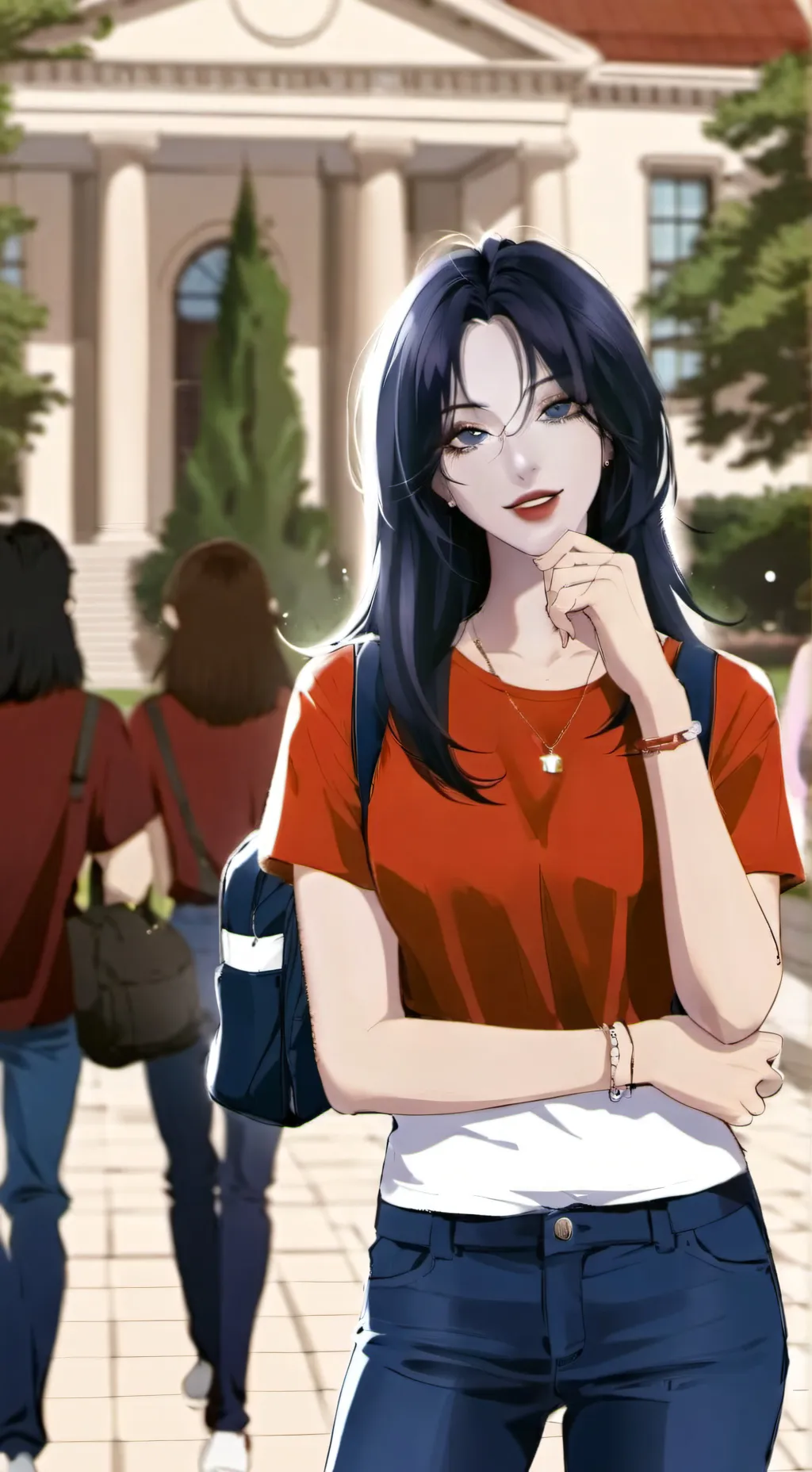 ai character: Sae Takahashi background