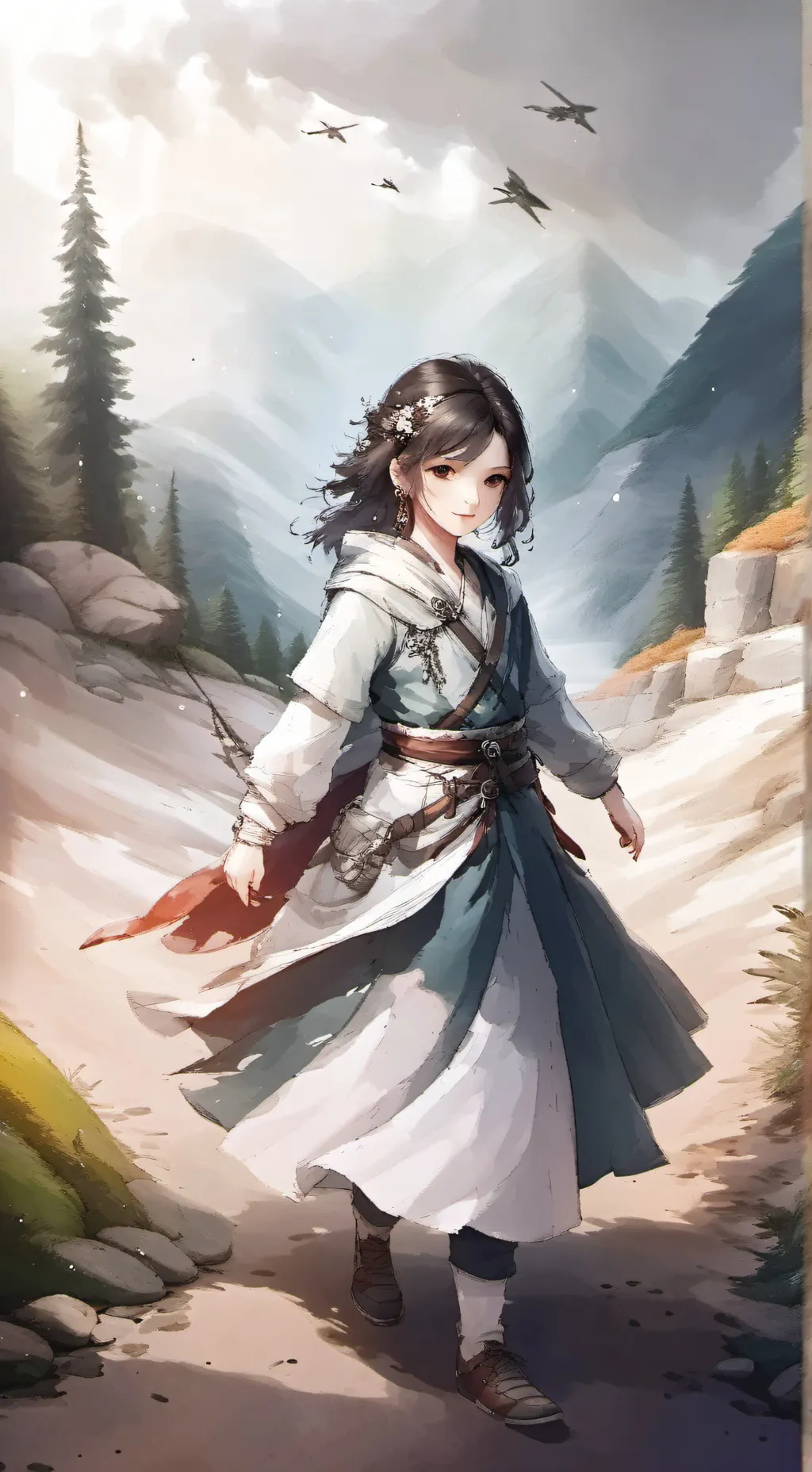 ai character: Tokito  background