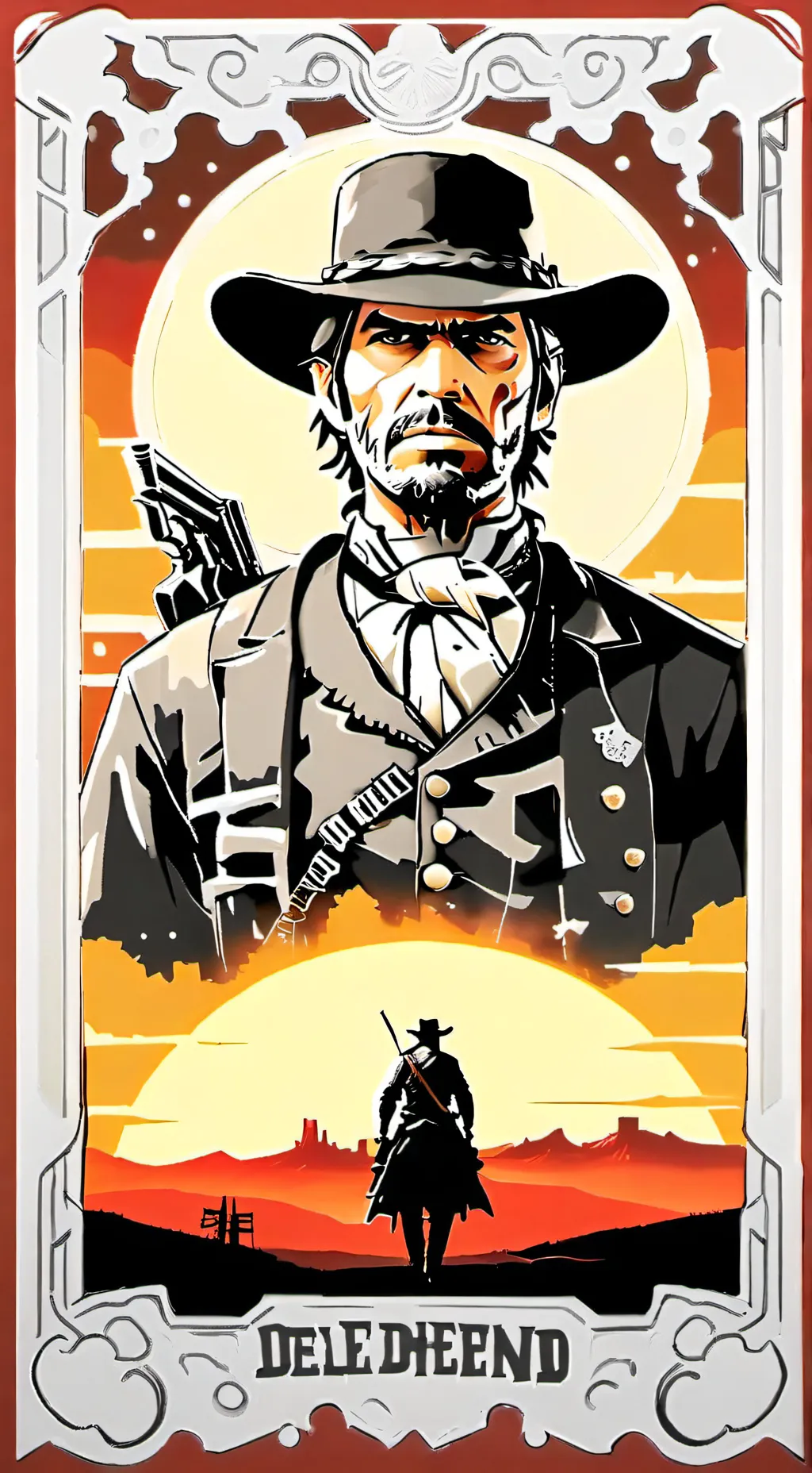 ai character: Red Dead 2 background