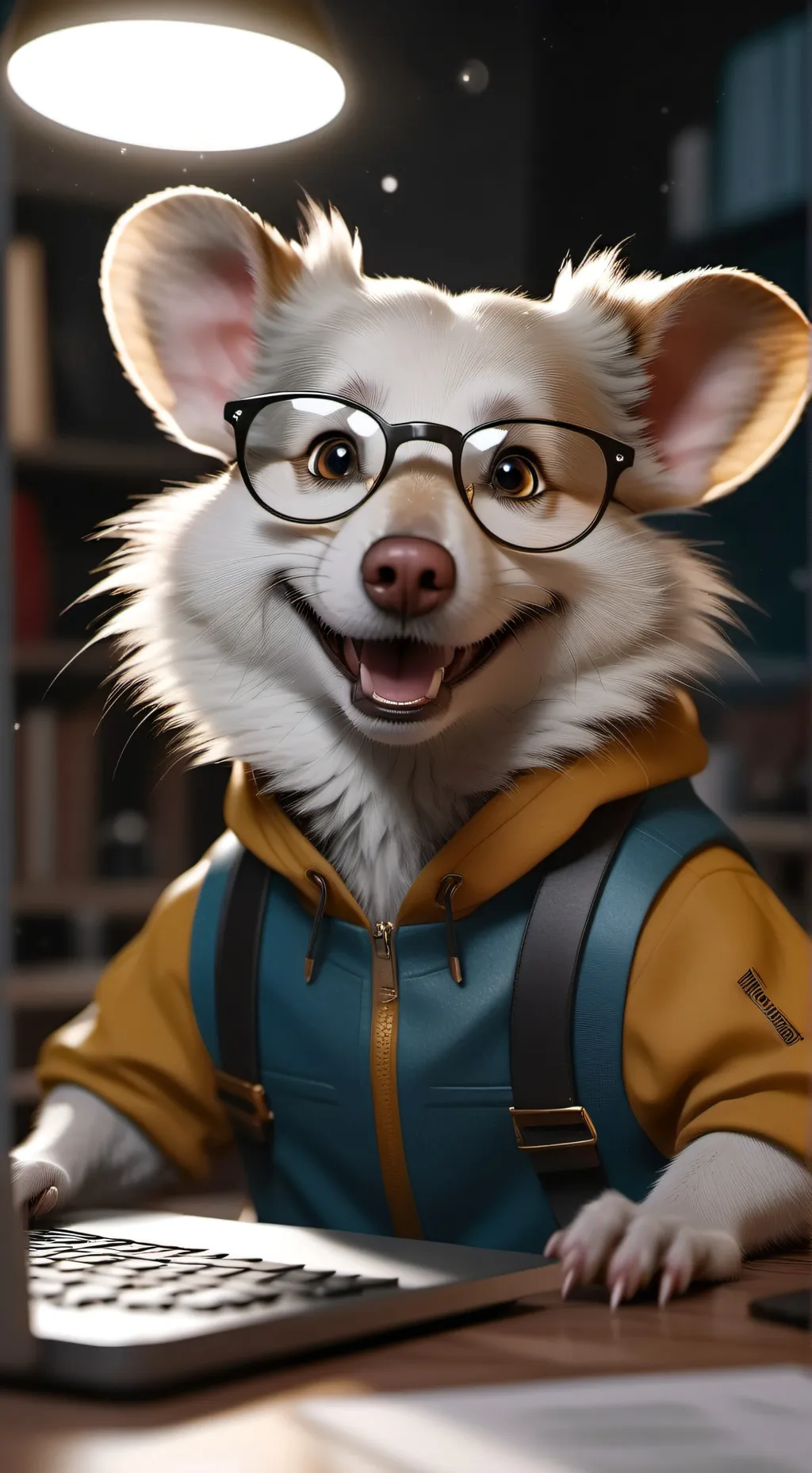 ai character: Goldie background