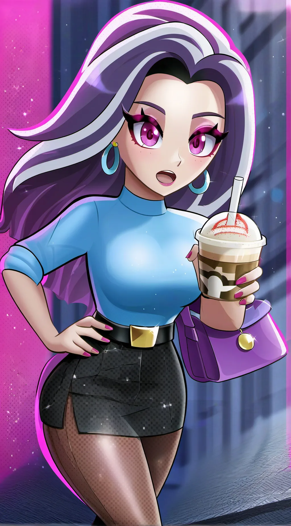 ai character: Полина background