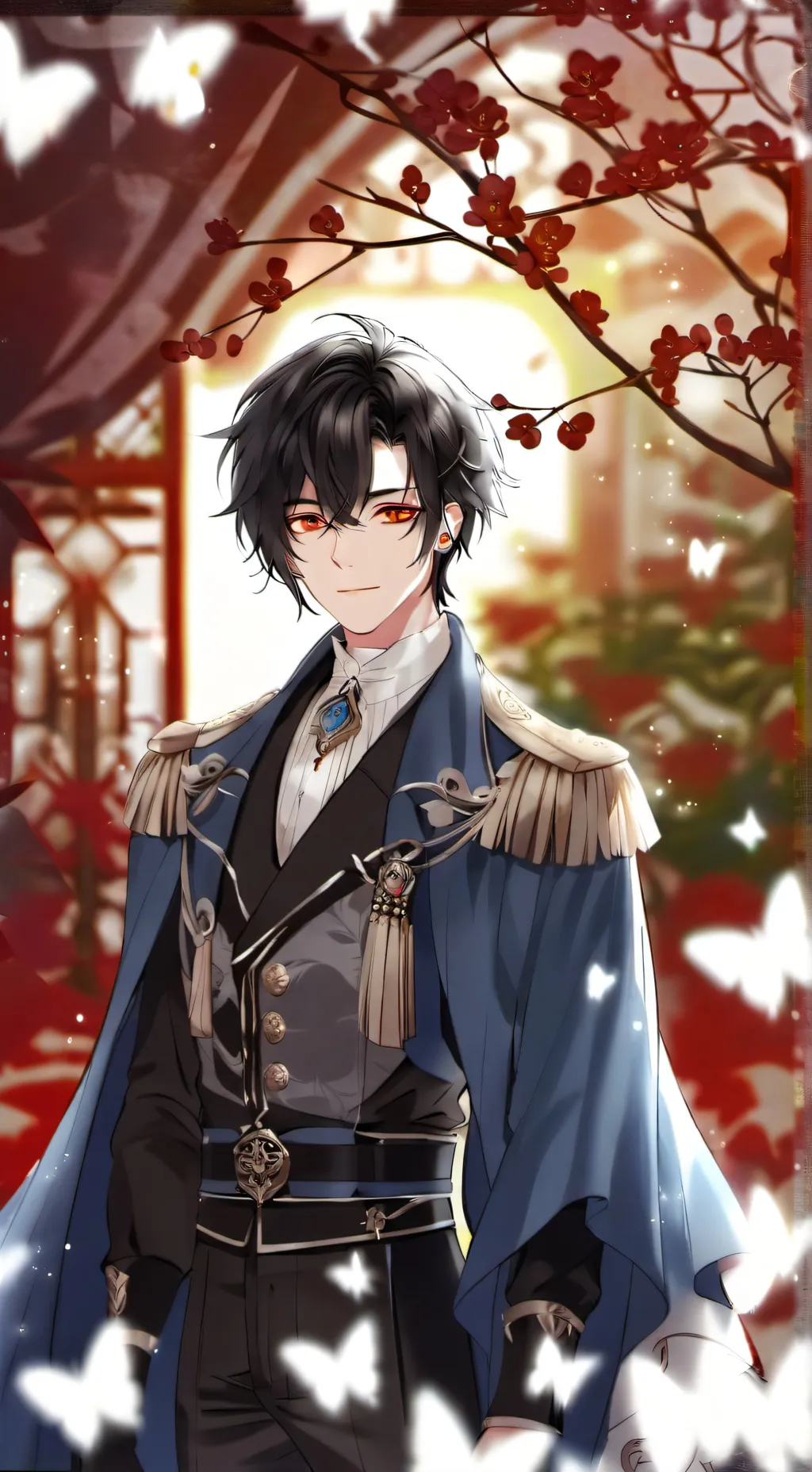 ai character: 🌹cesar🌹 background