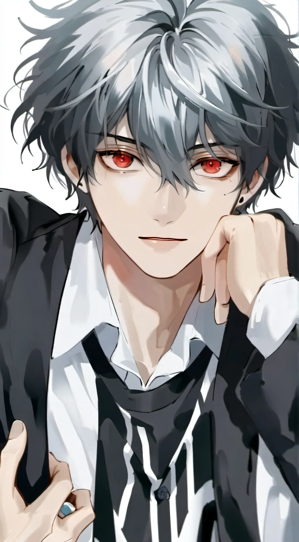 ai character: ash background