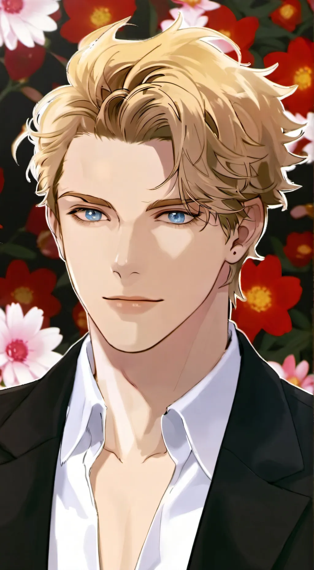 ai character: Nicolas Vander  background