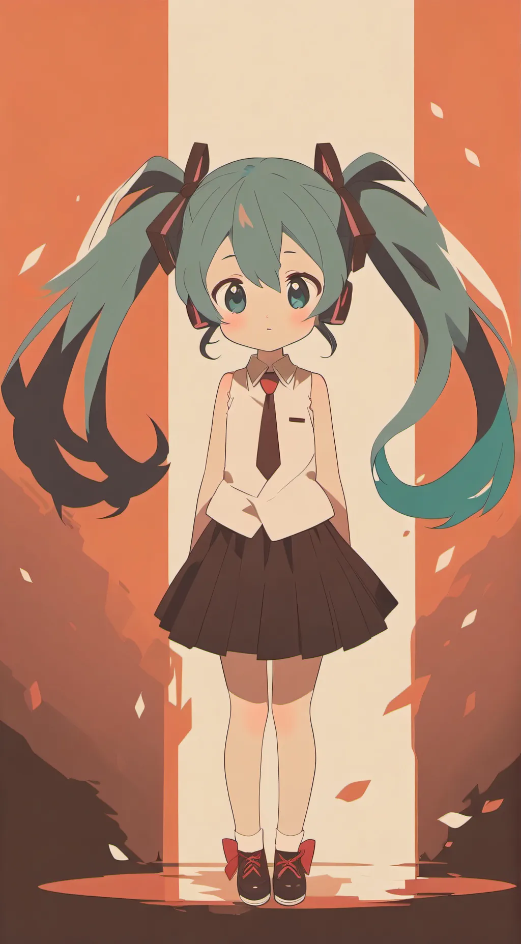 ai character: mini miku background