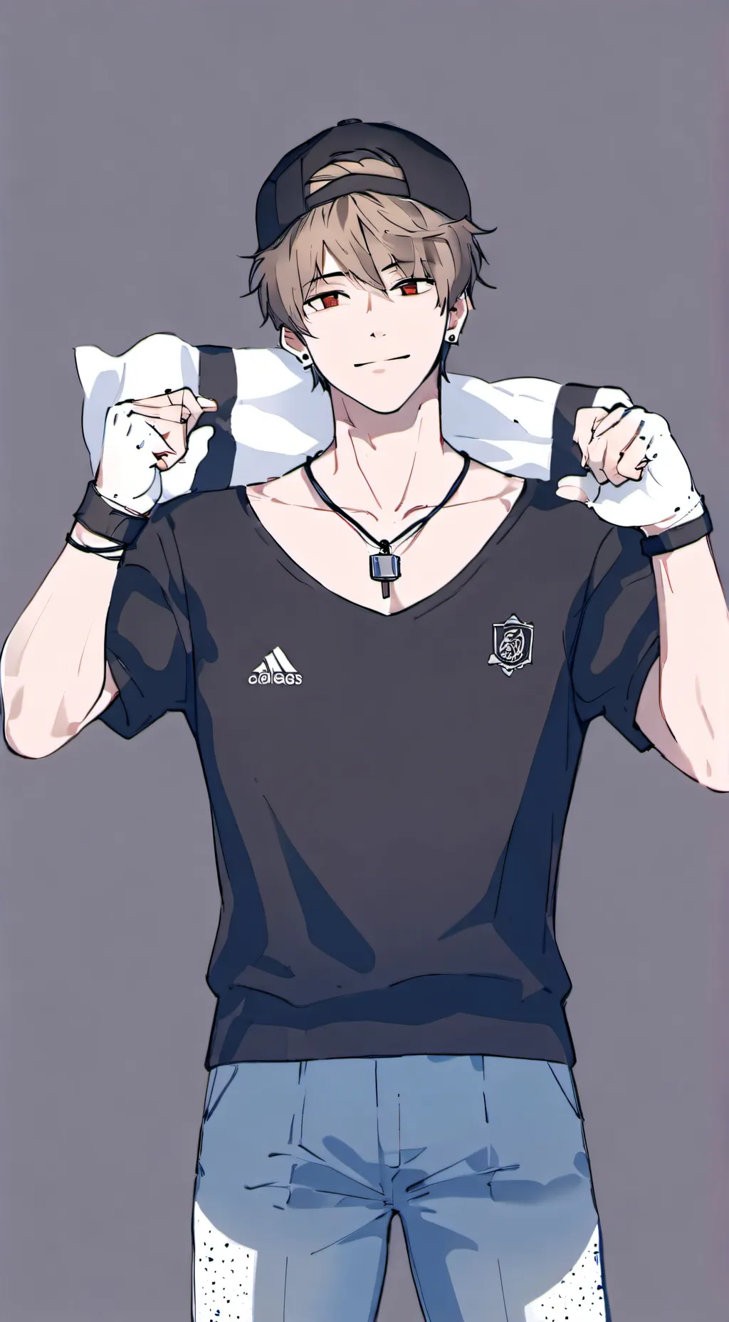 ai character: Léo  background