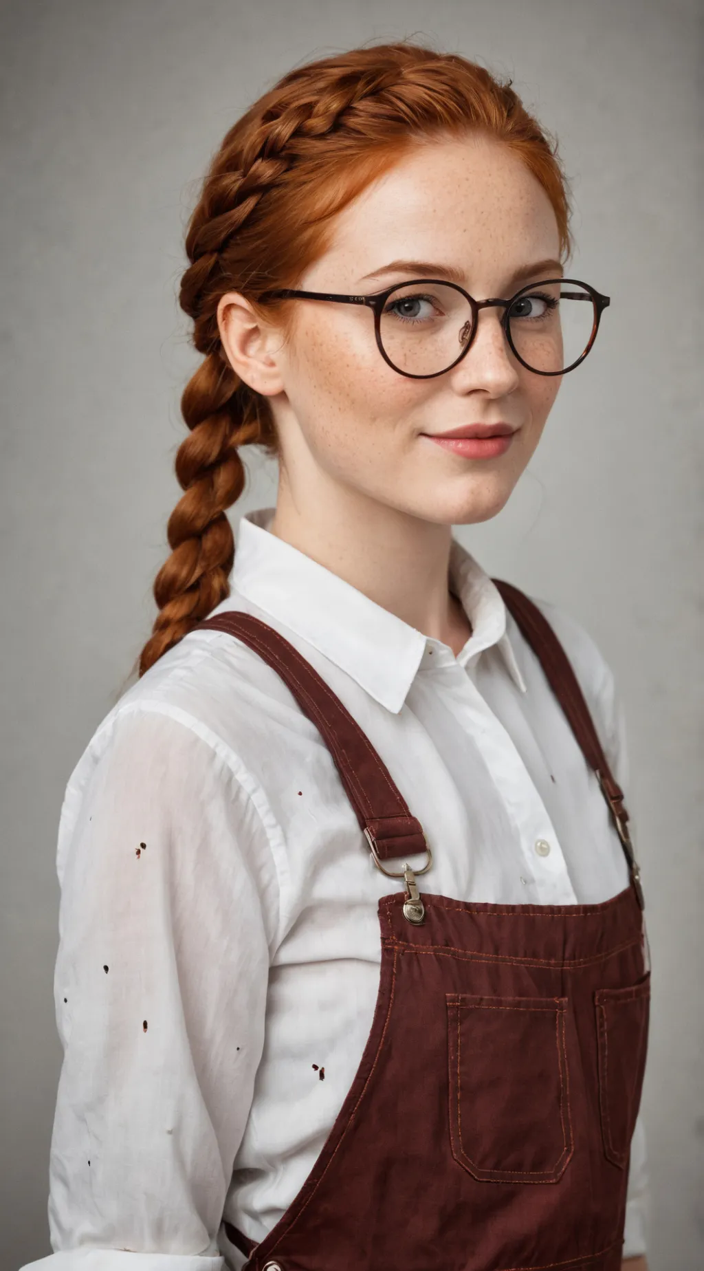 ai character: Amber background