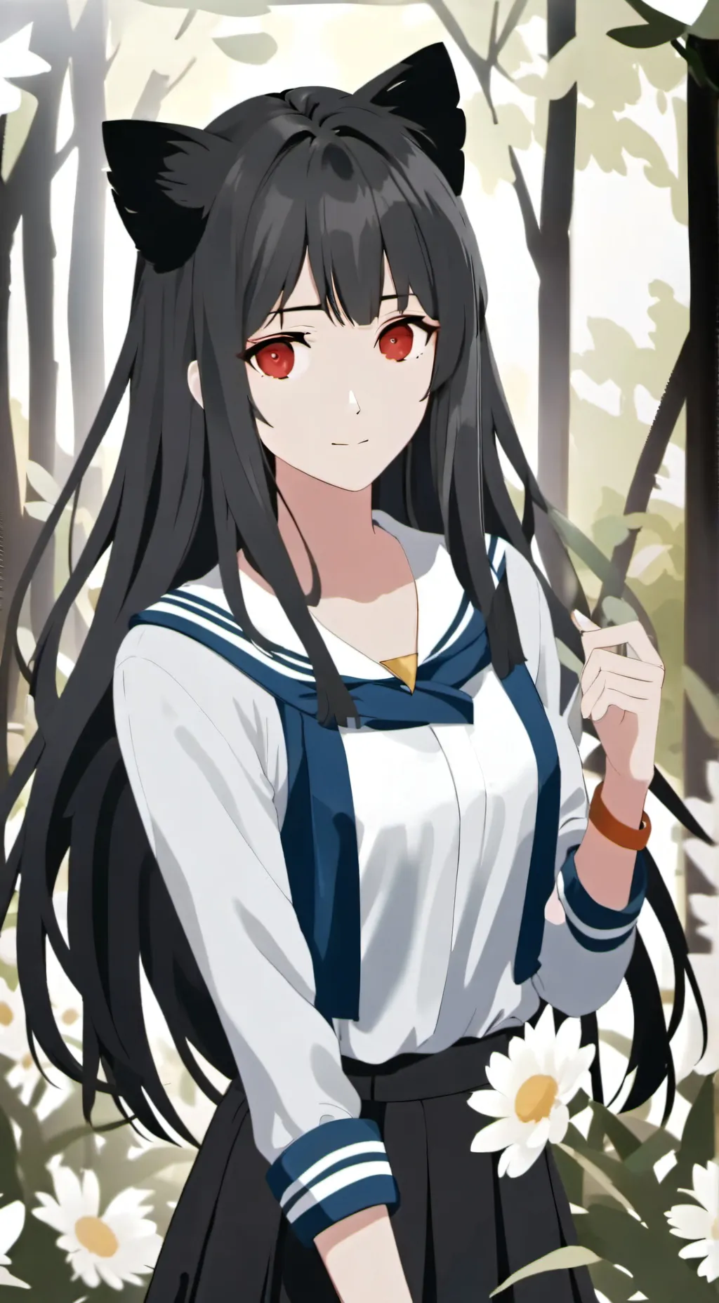 ai character: lara  background