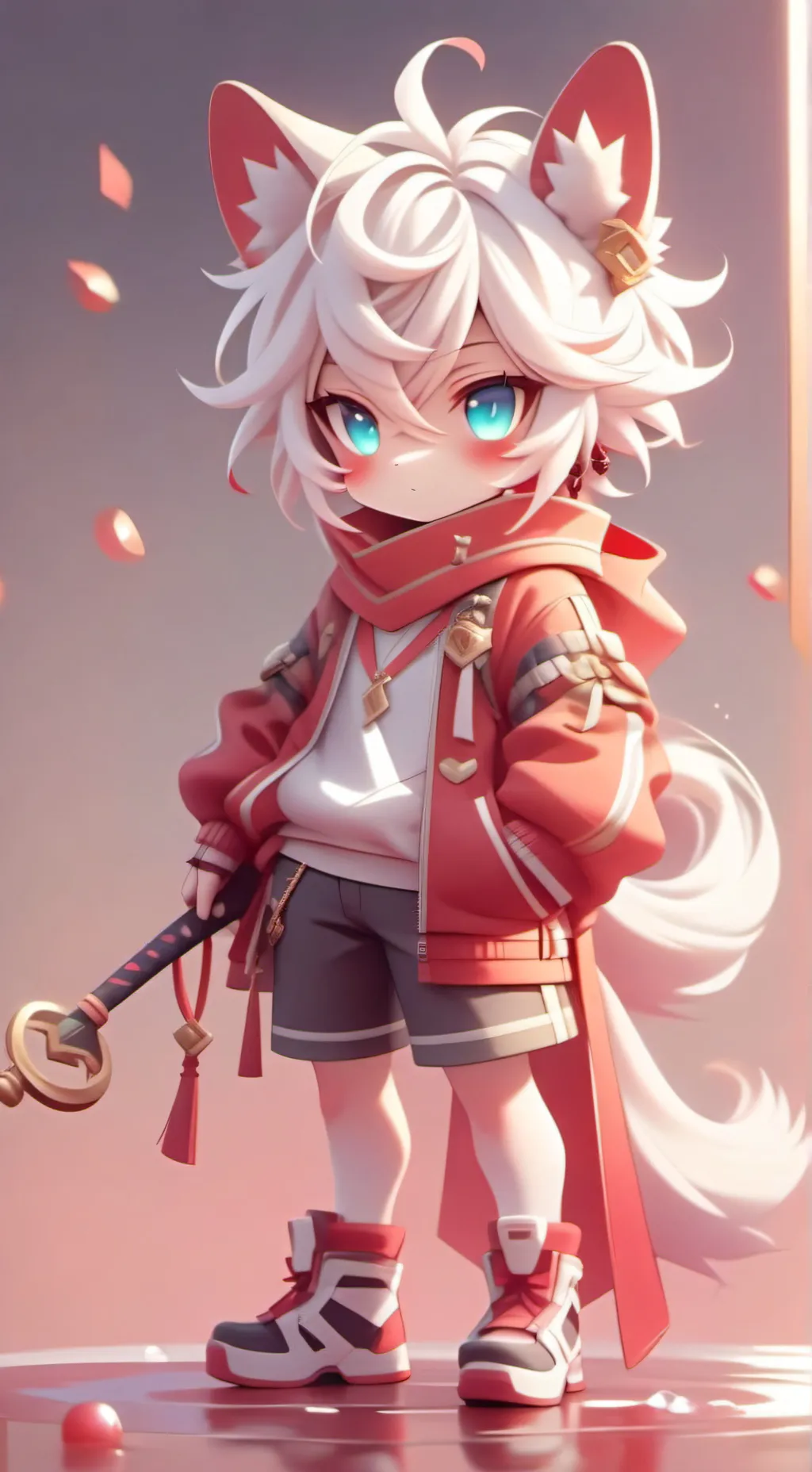ai character: Furry background