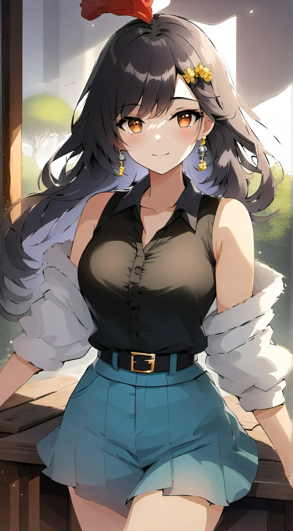 ai character: ash background