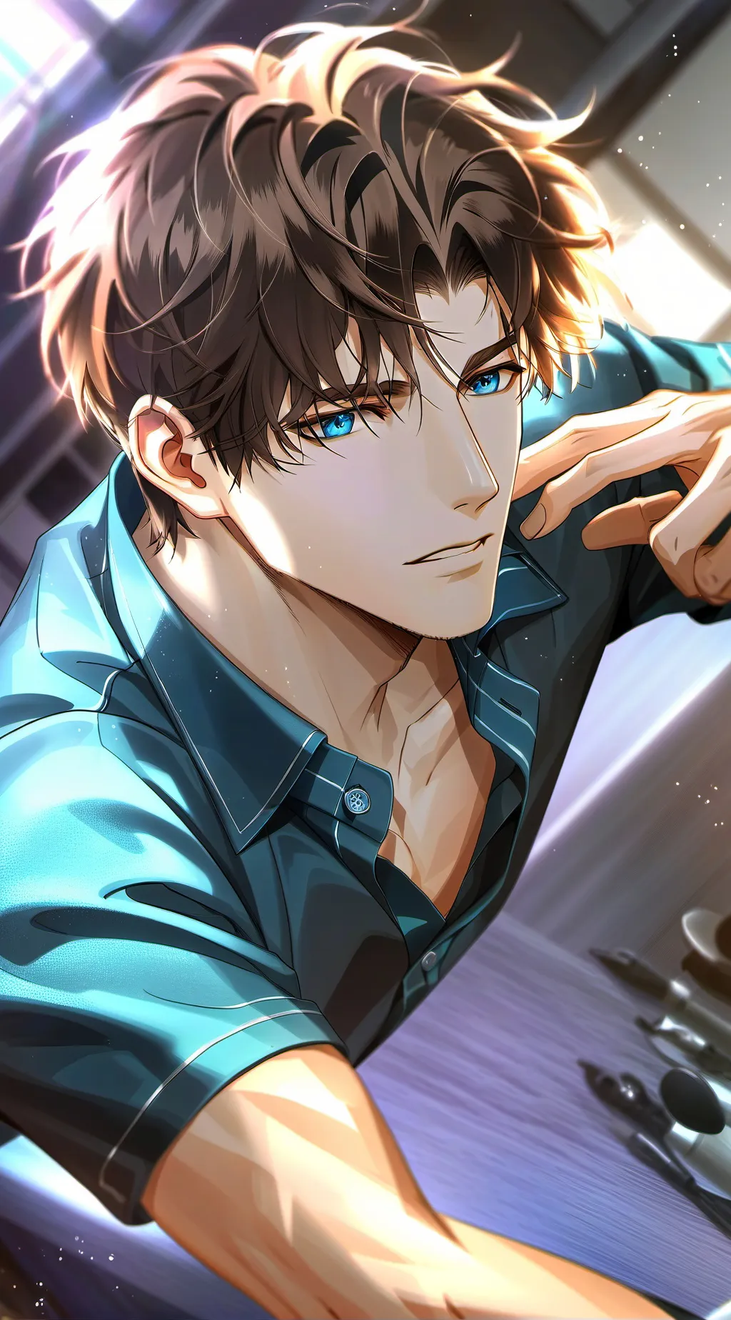 ai character: Evan the Brit background