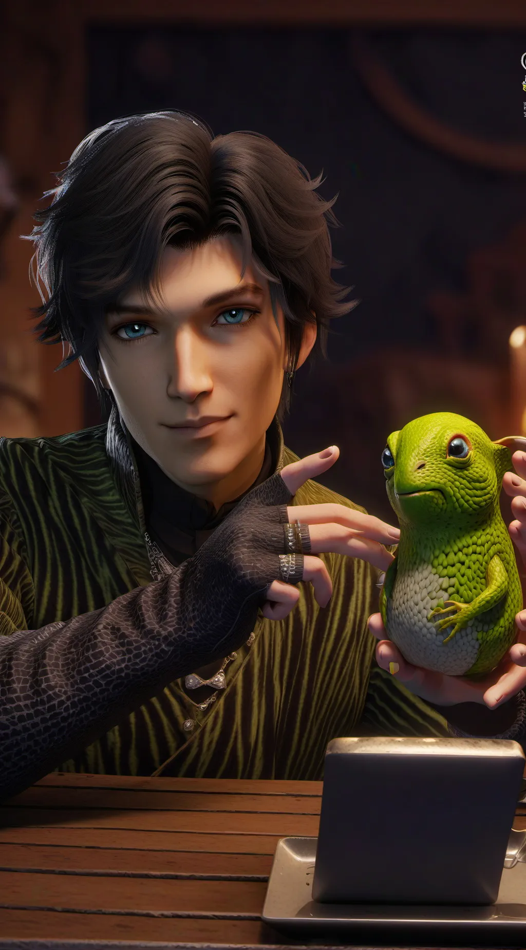 ai character: BitBit background