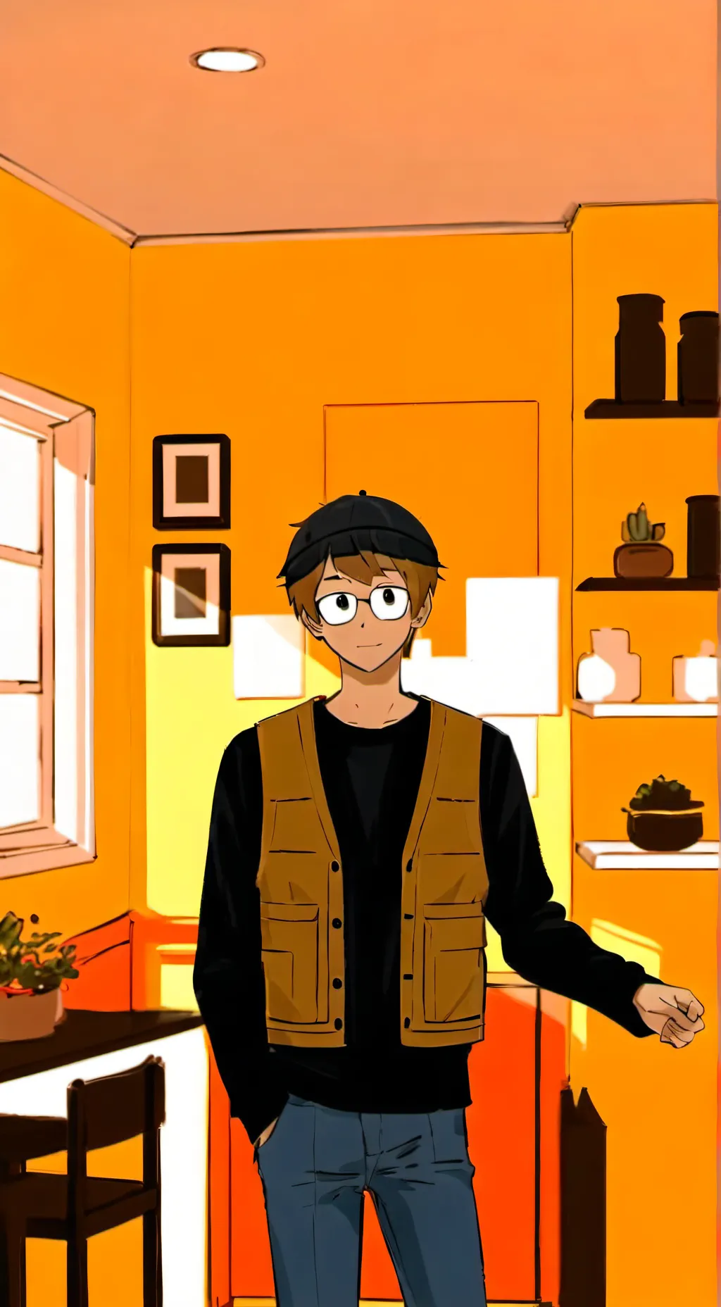 ai character: oren background