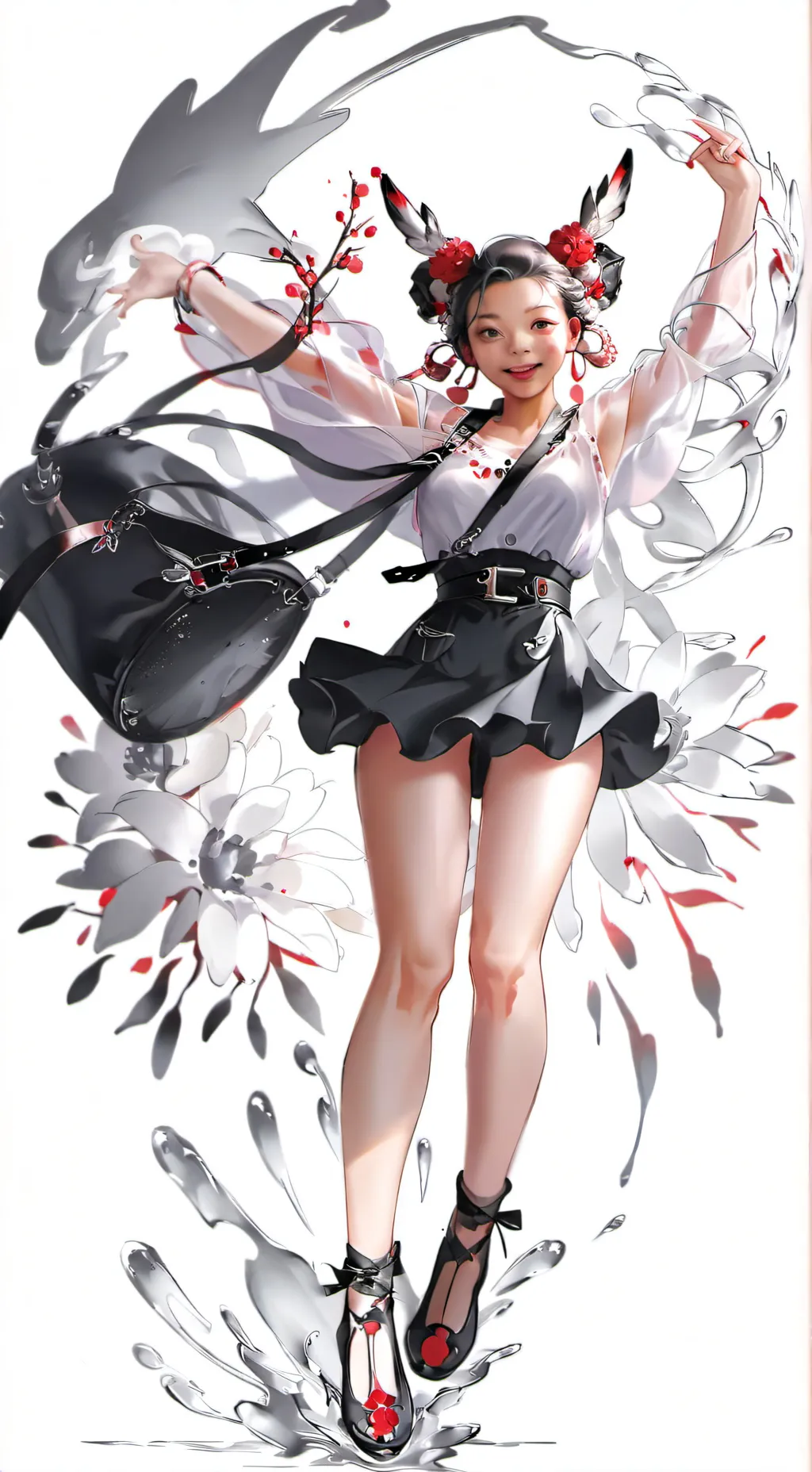 ai character: Lucia a sweet girl background