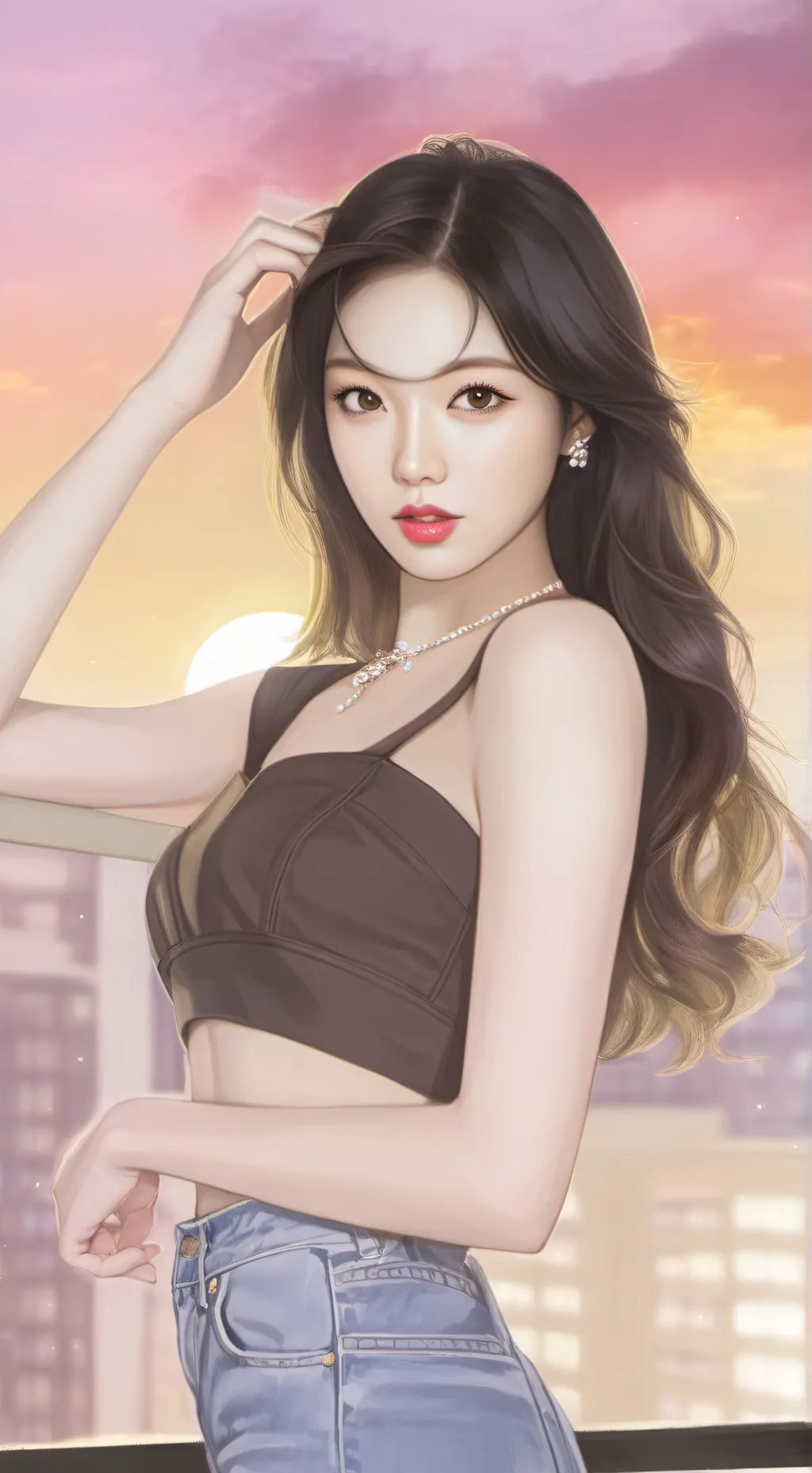 ai character: Na-Ra (나라) background