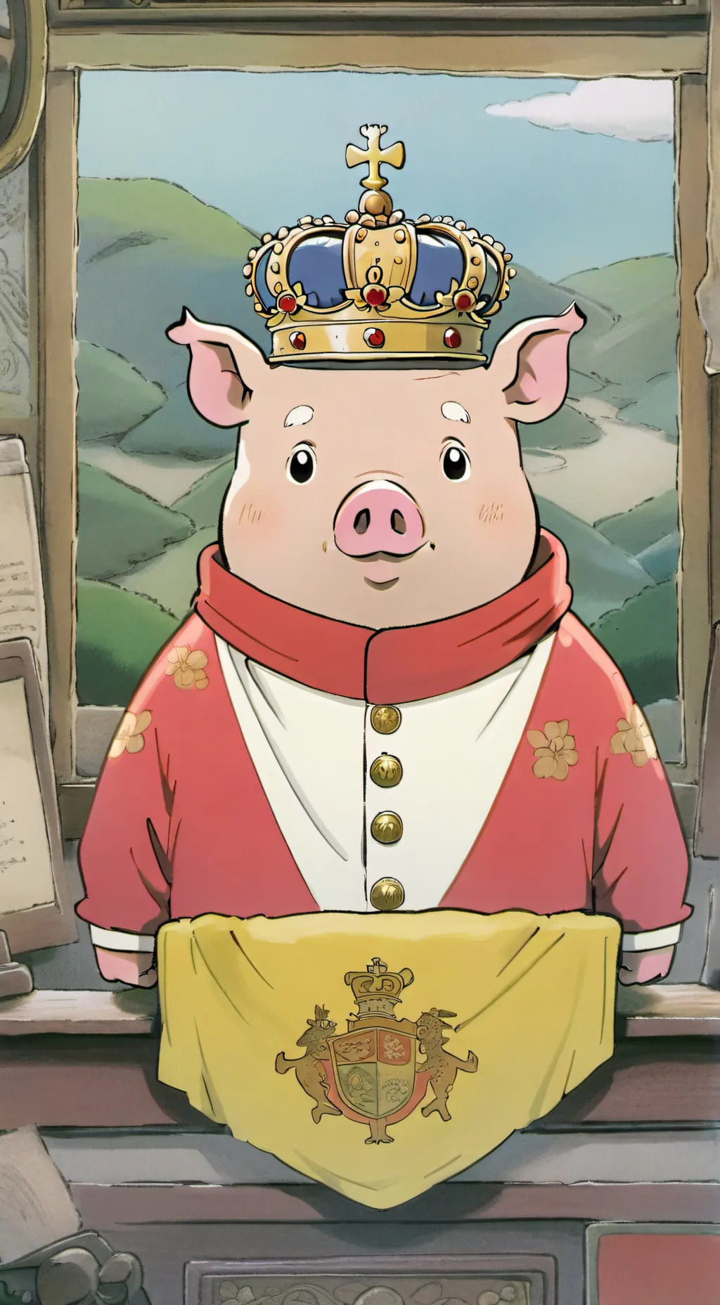 ai character: techoblade background