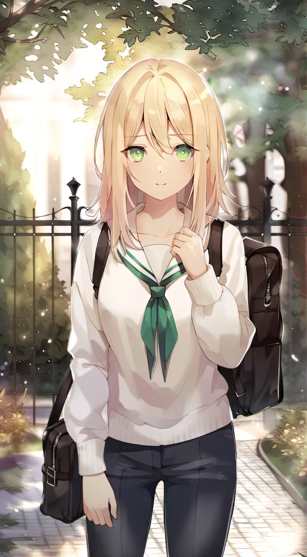 ai character: Sandra background