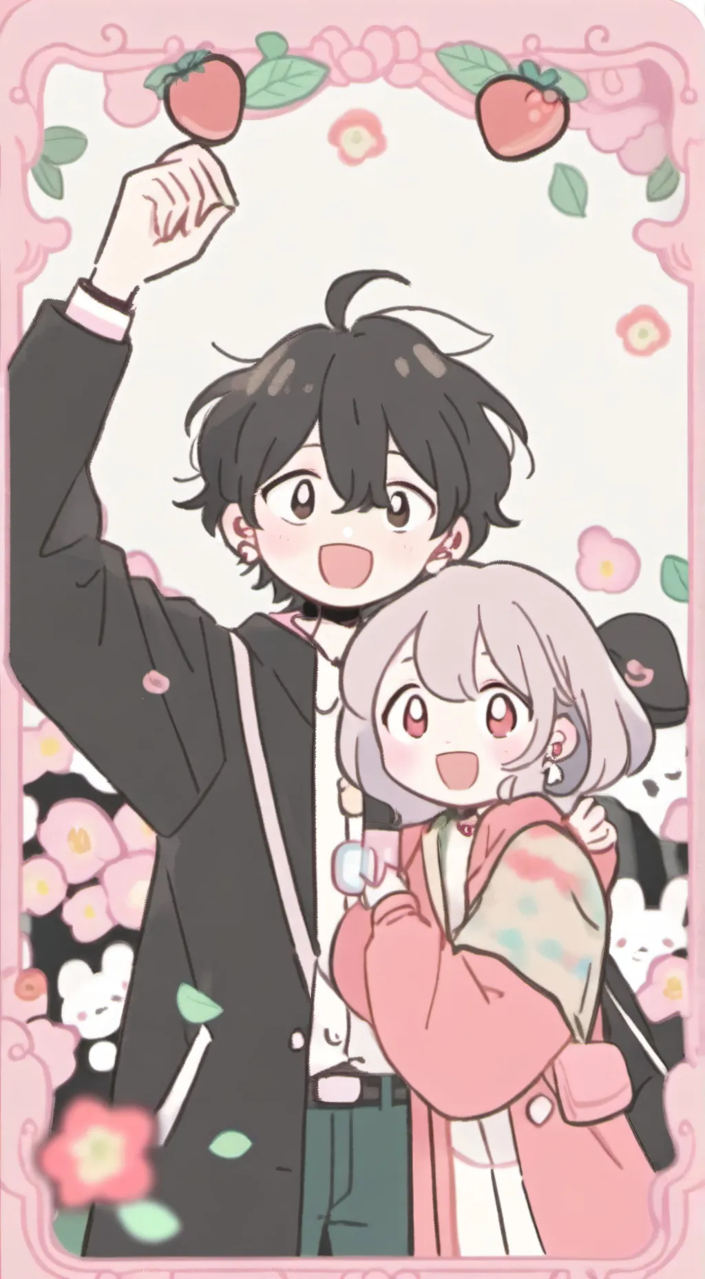 ai character: abbie❤️ :3 background