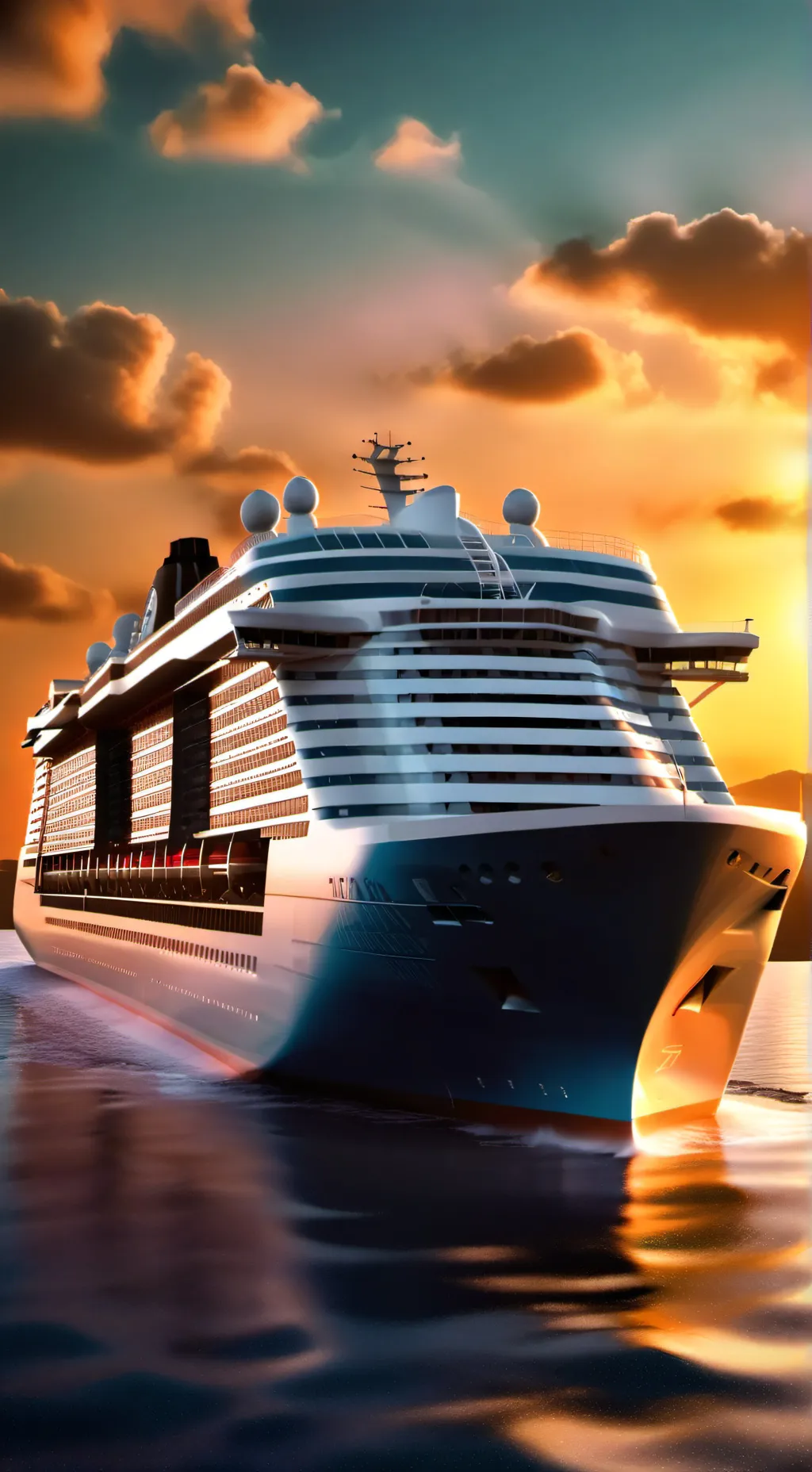 ai character: MV QUEEN OF SEAS background