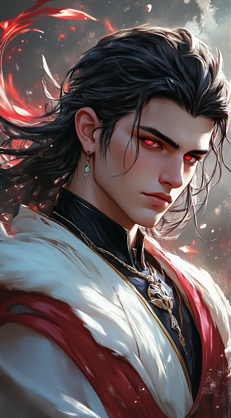 ai character: Ash vampire background