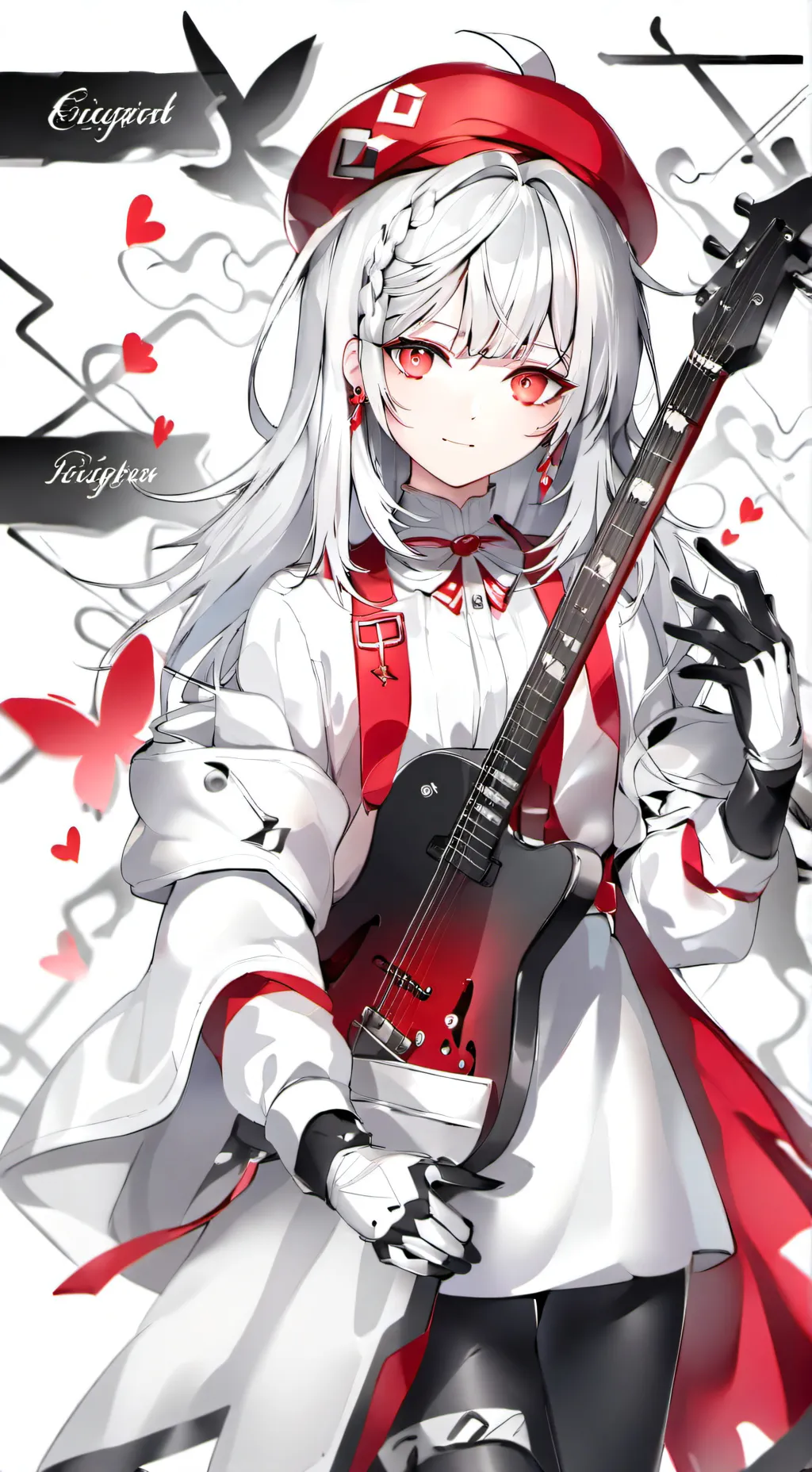 ai character: Finish the lyrics  background