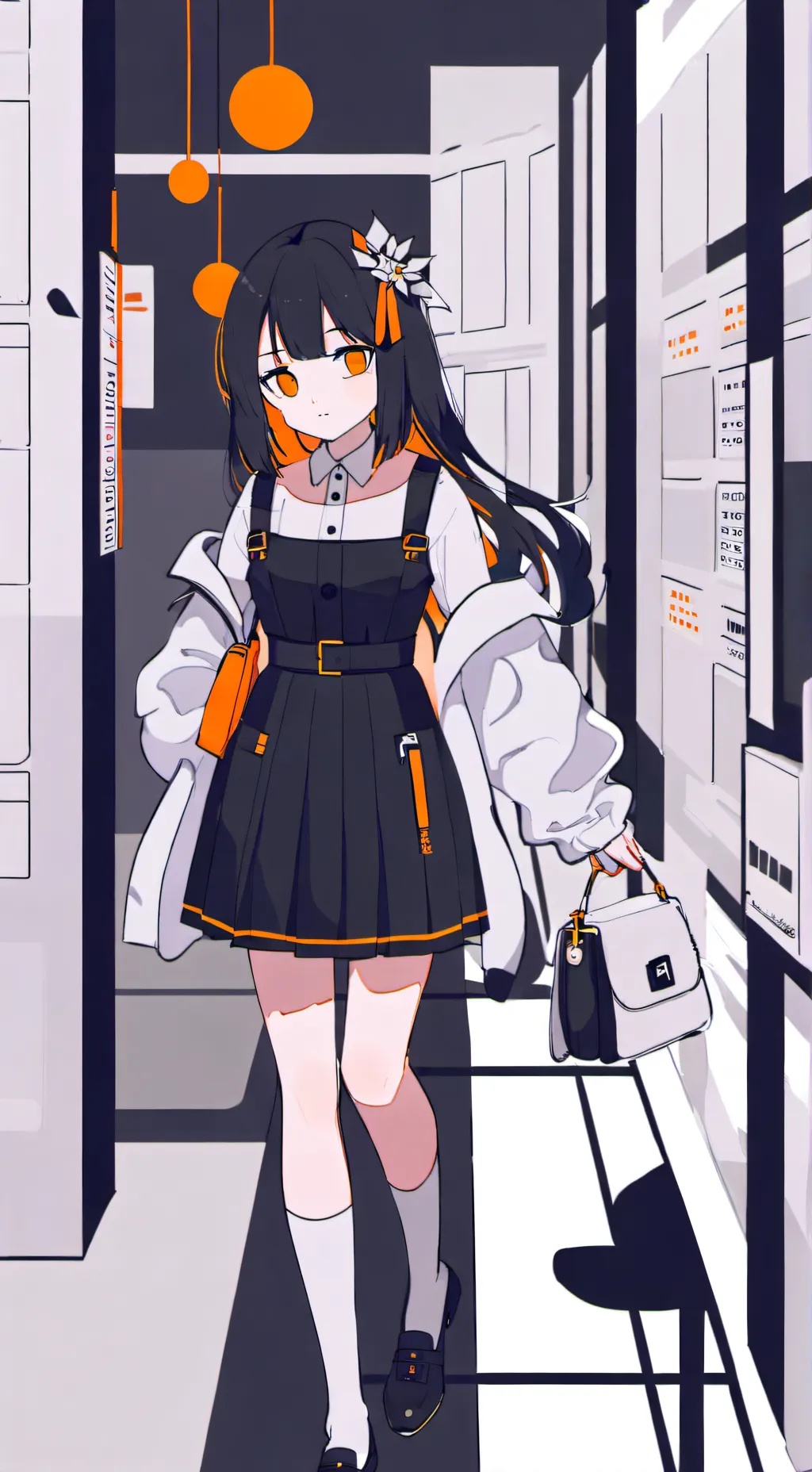 ai character: DANDYS world chaos background