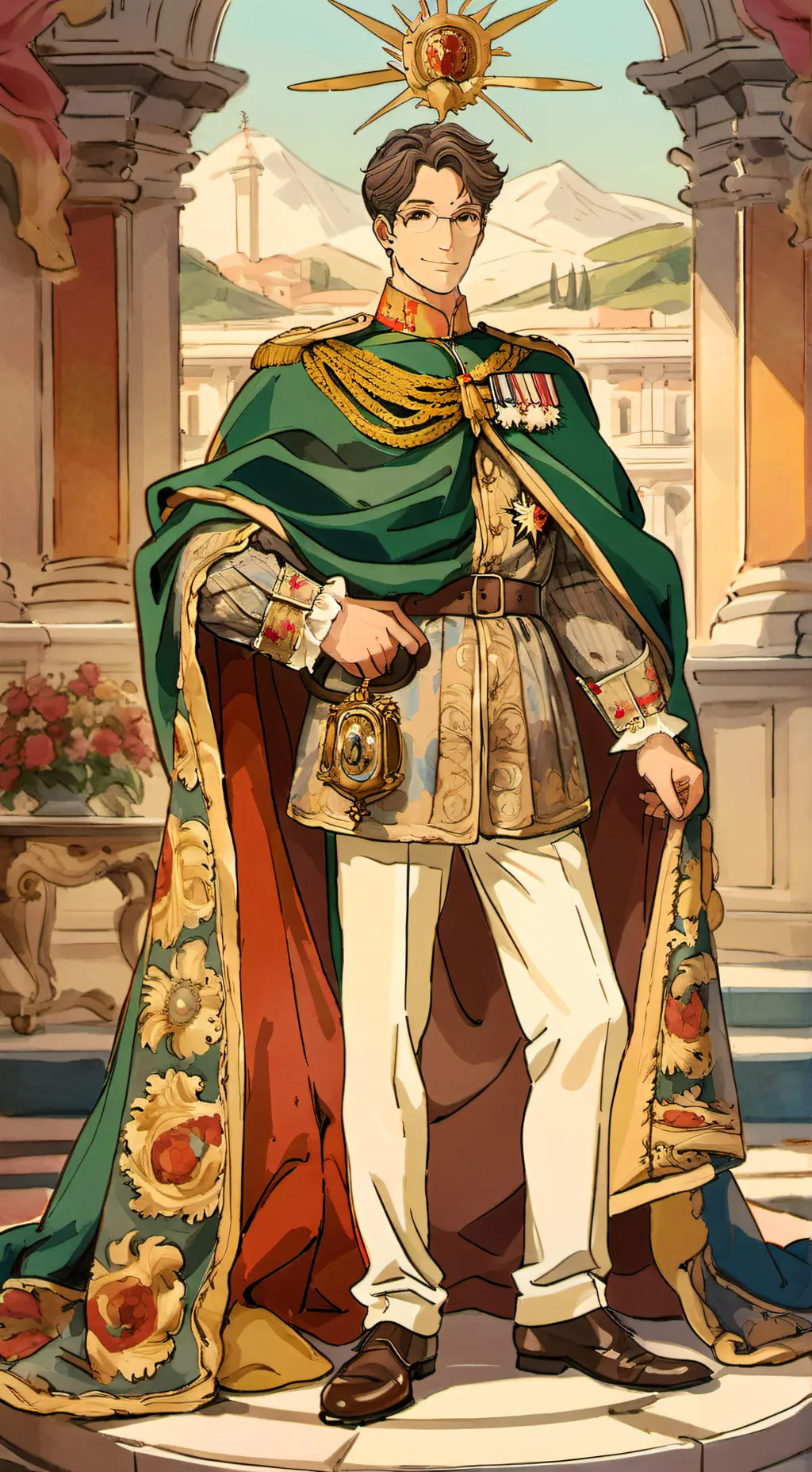 ai character: Dom Sebastião background