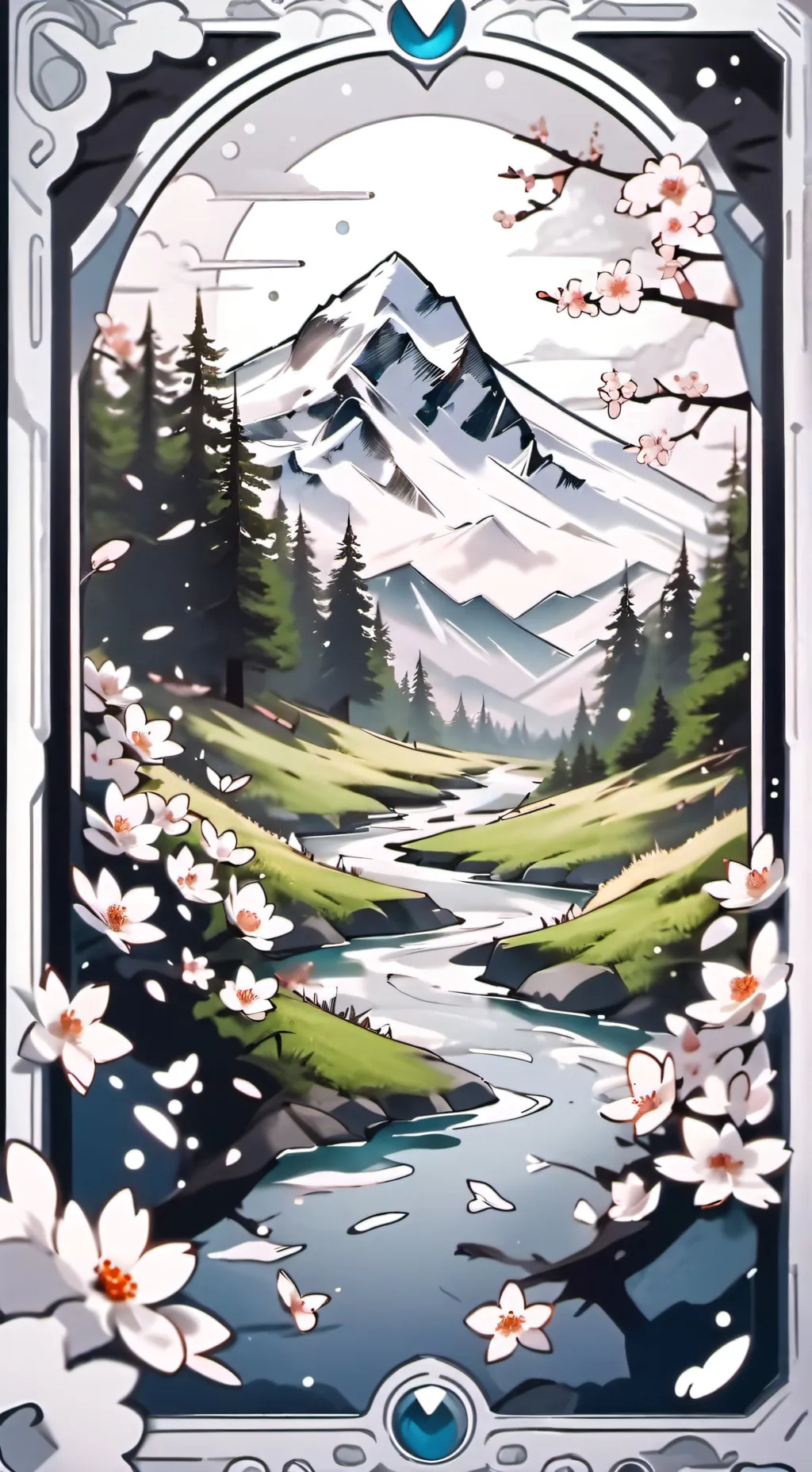 ai character: muzan mulher!!!!!! background