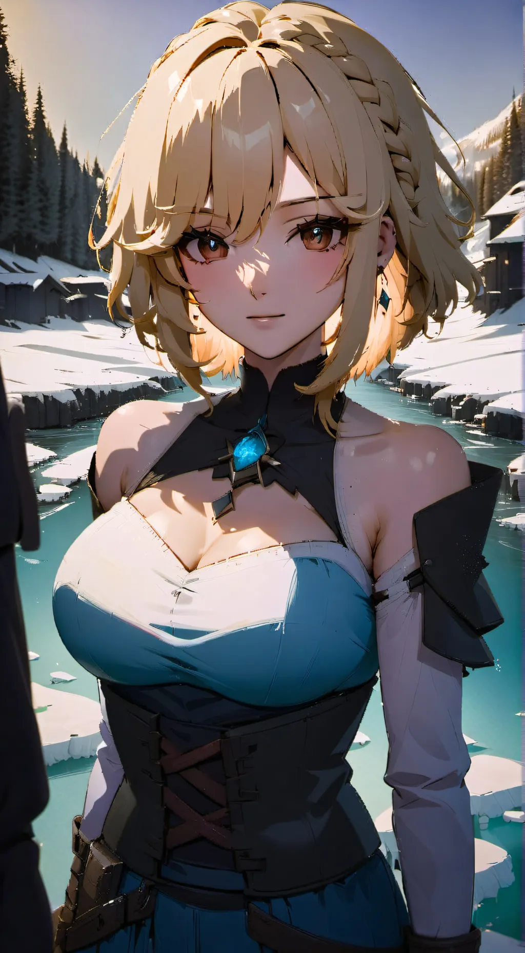 ai character: Luna background